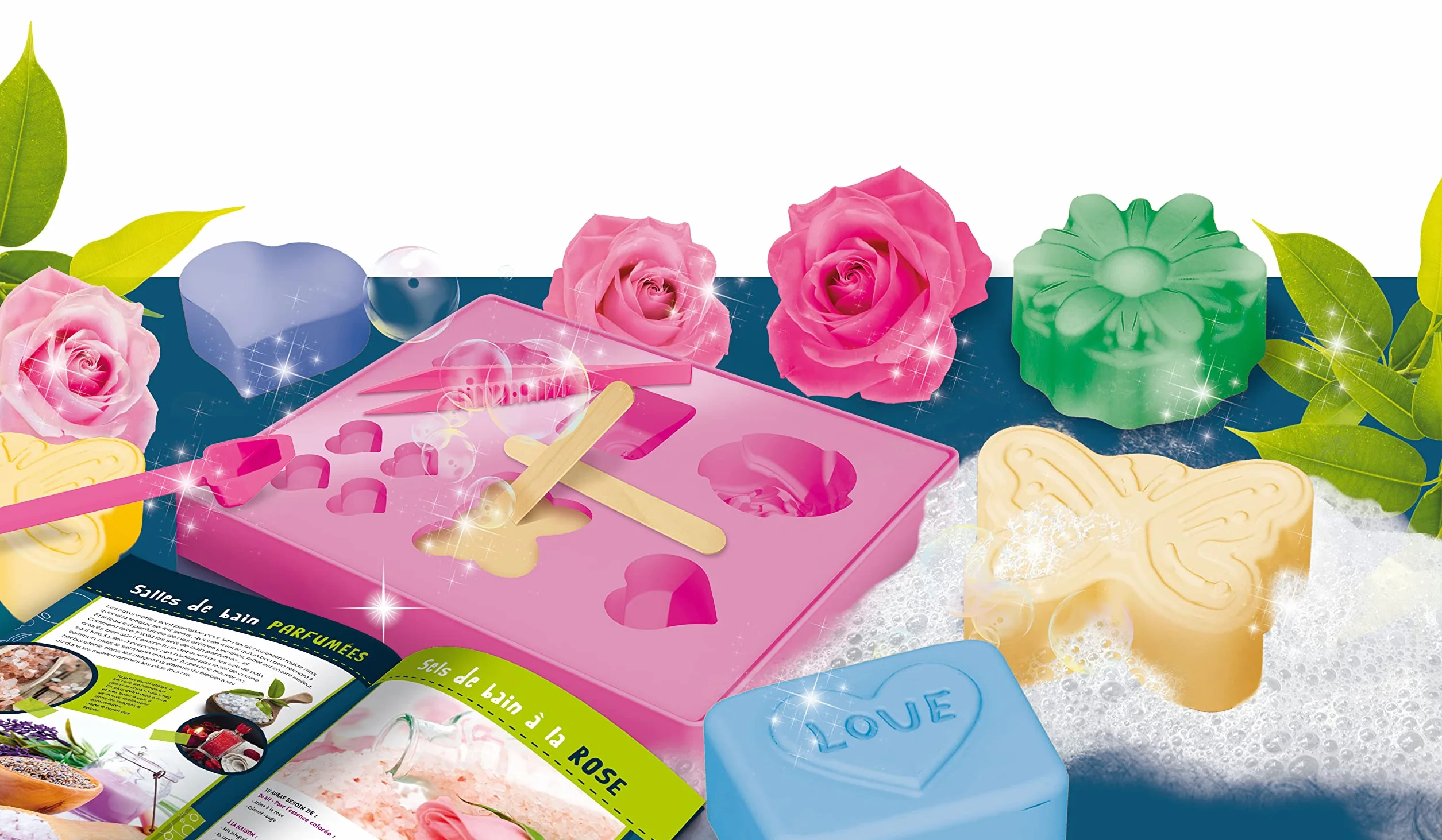 Lisciani I'M A GENIUS SCIENCE La Science des Savons Kit Création Savons Personnalisés Jeu Scientifique Enfant 8 Ans Fabriqué Italie