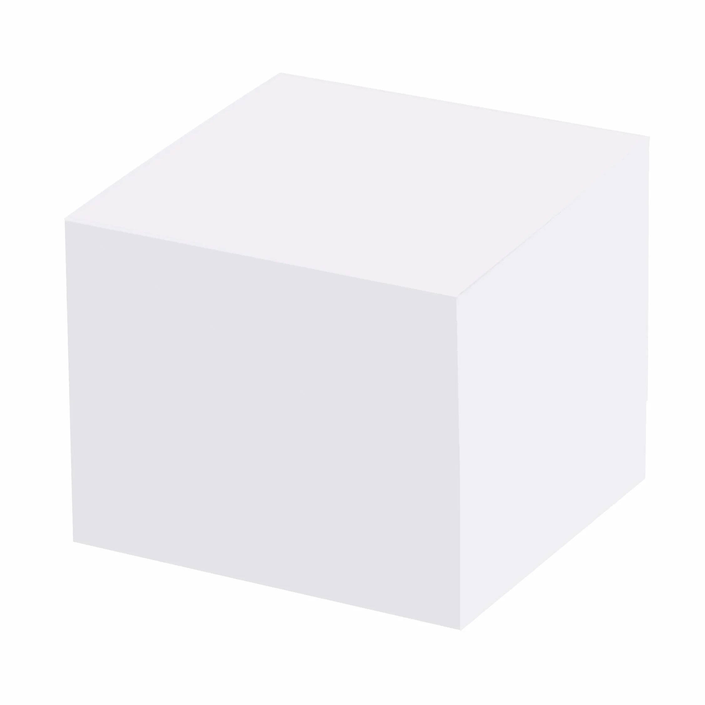 D.RECT Bloc-notes 90 x 90 x 90 mm 850 feuilles Blanc