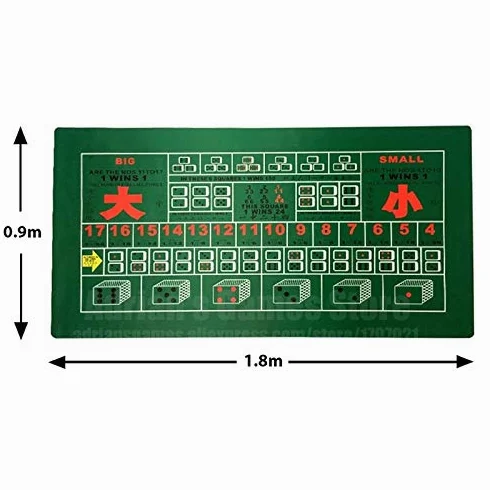 Tapis de Poker, Tapis de Table Poker Texas Hold'em, Tapis Jeu en Tissu Non ondulé/Caoutchouc