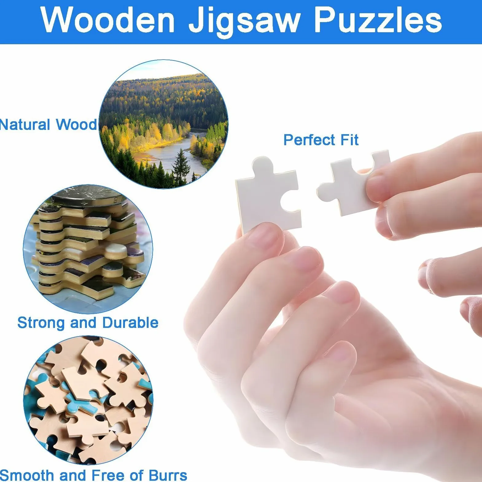 Puzzle 3000 Pièces Fleur, Puzzle 3000 Pièces Adultes/Enfants, Puzzles Bois avec Une Boîte d'emballage Exquise, Jeu Éducatif Puzzles Fleurs Sauvages, Decoration Maison, Cadeau Femme et Homme, -7163