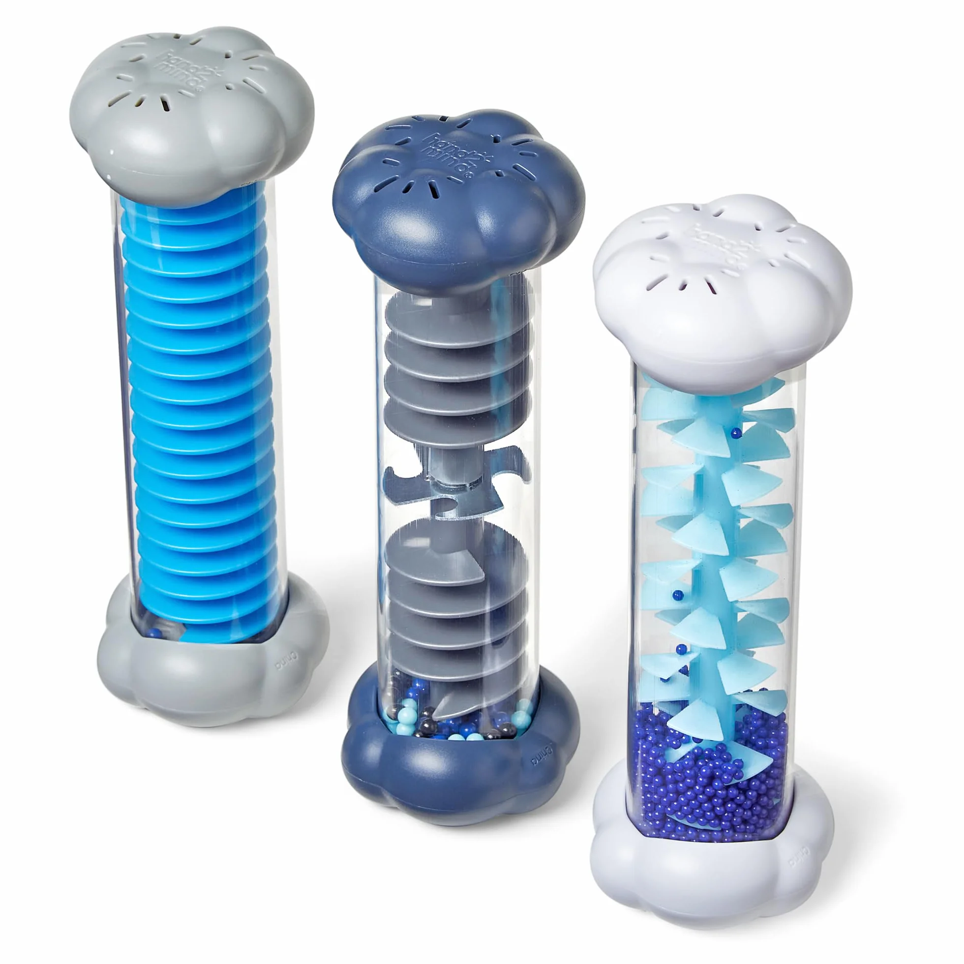 Learning Resources Tubes sensoriels Les Sons de la météo, Jouets Mixtes, 3 Sons, dès 3 Ans
