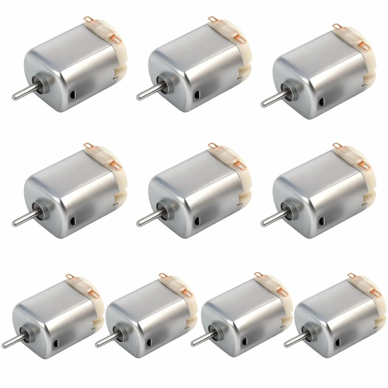 Lot de 10 mini moteurs DC 1,5 V-6 V Micro130 19500 tr/min pour jouets robot DIY