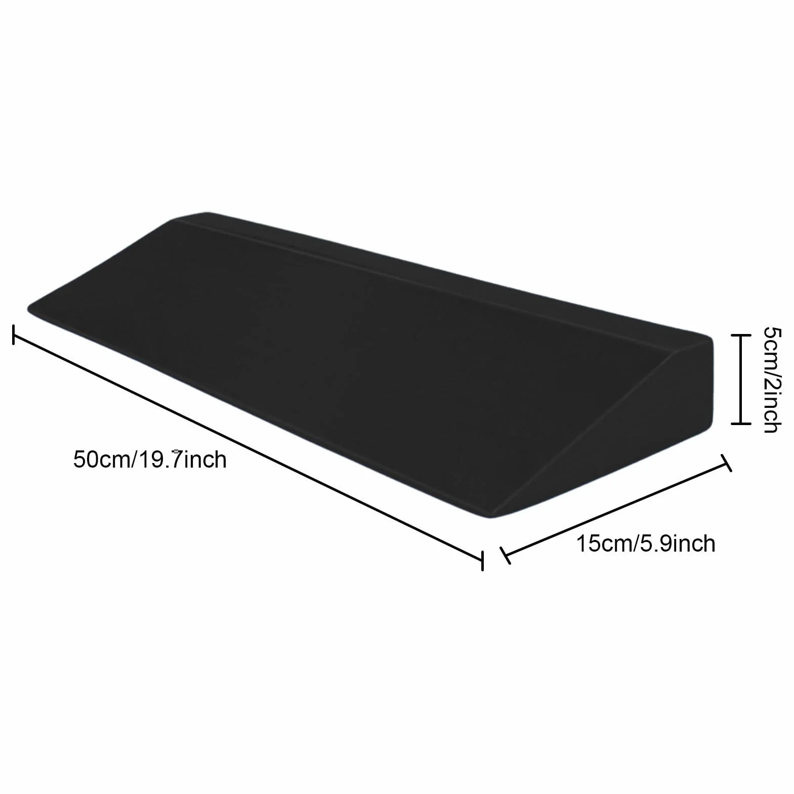 Planche Incline Slant pour Étirement de Mollet - Accessoire de Soutien des Pieds - Cale de Poignet Souple