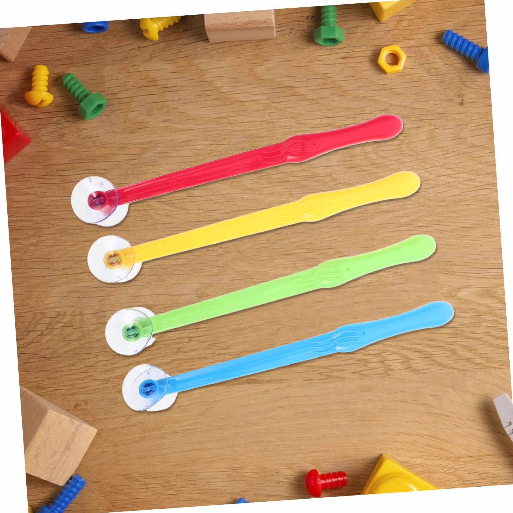 Uonlytech 4 Pièces Marteau Ventouse Jouet Éducatif Multimode pour Bébé