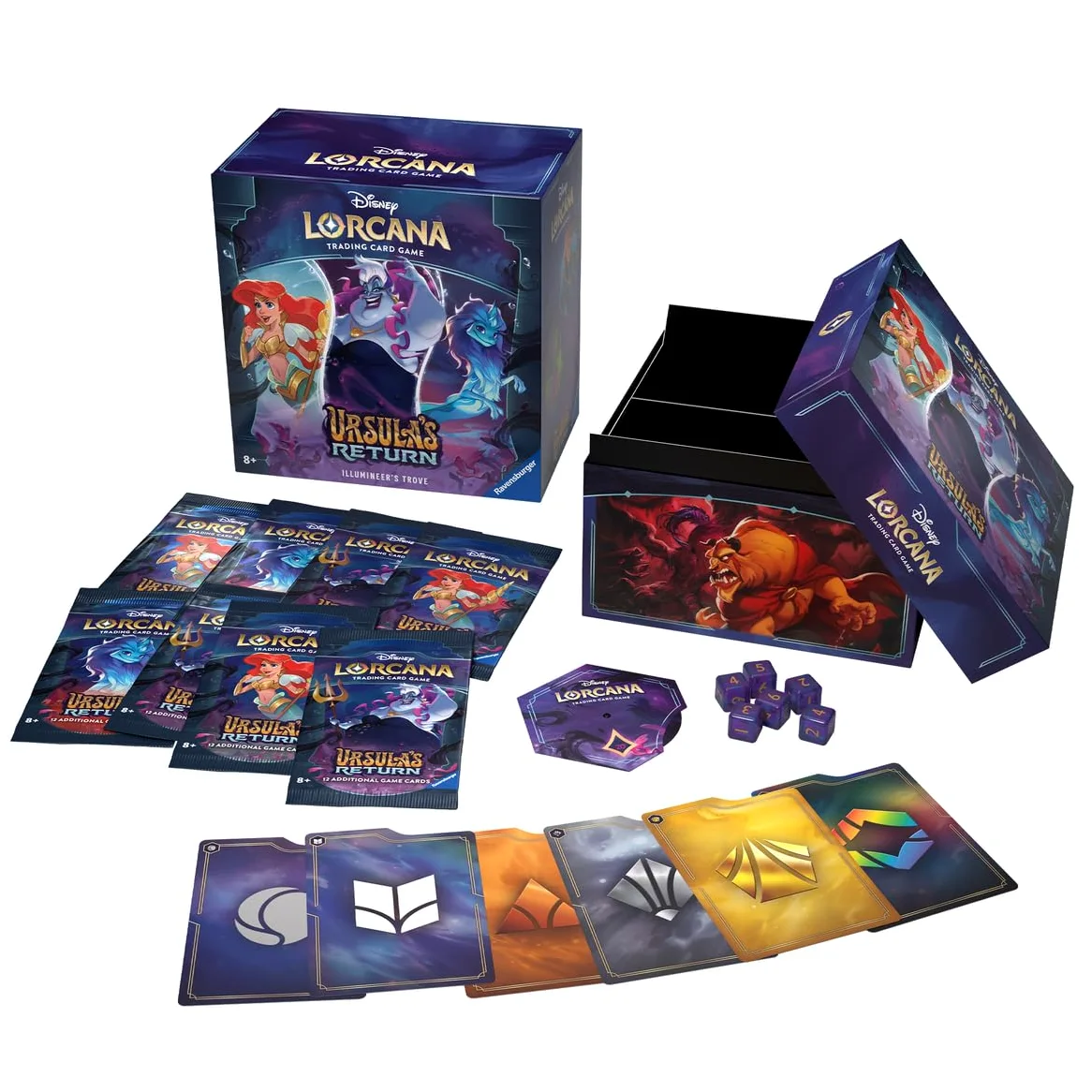 Disney Lorcana Jeu de Cartes à Collectionner : lot 4 – Trove Pack (Anglais)