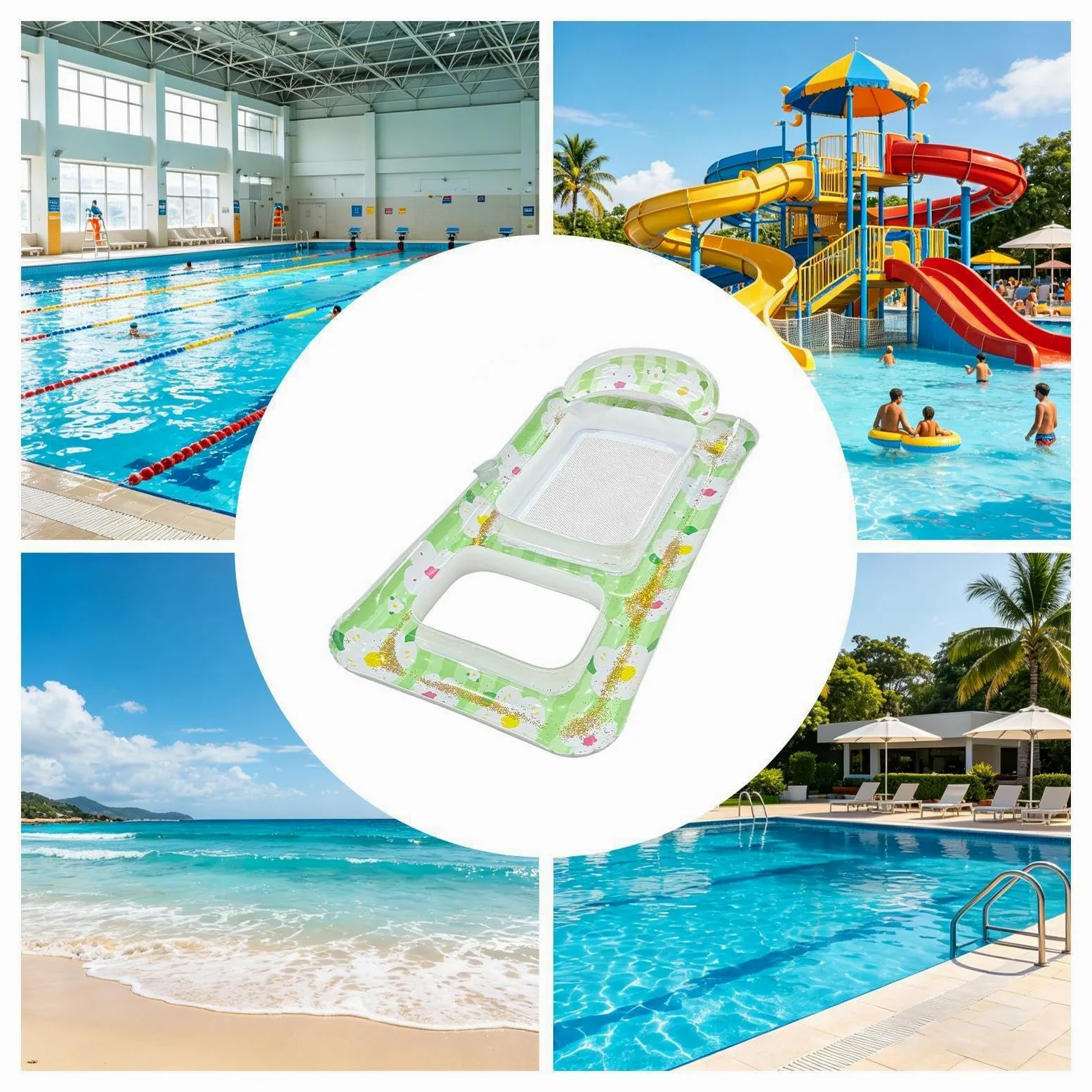 Flotteur De Piscine Pour Adultes Flotteurs Gonflables Pour Bain De Avec | Radeau Bronzage Pour Femmes Hommes Vacances D'Été Plage Extérieur Fête Hôtel Resort