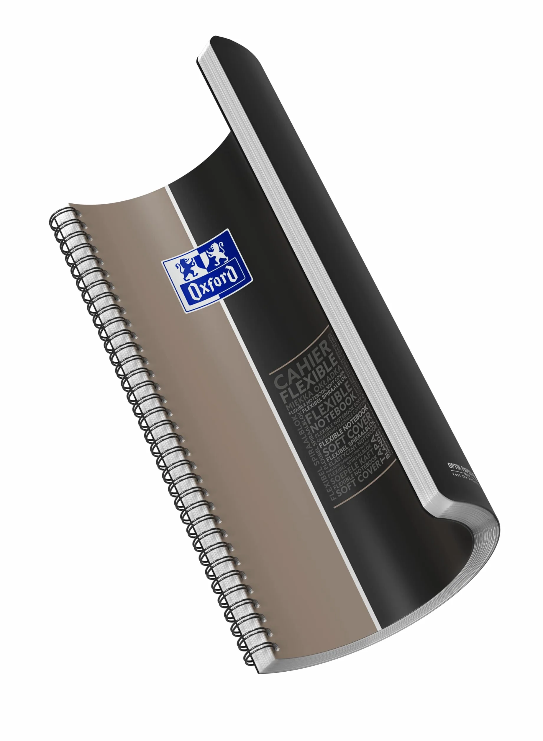 OXFORD MyNotes Cahier Spirale A4+ Grands Carreaux Seyès 160 Pages Reliure Intégrale