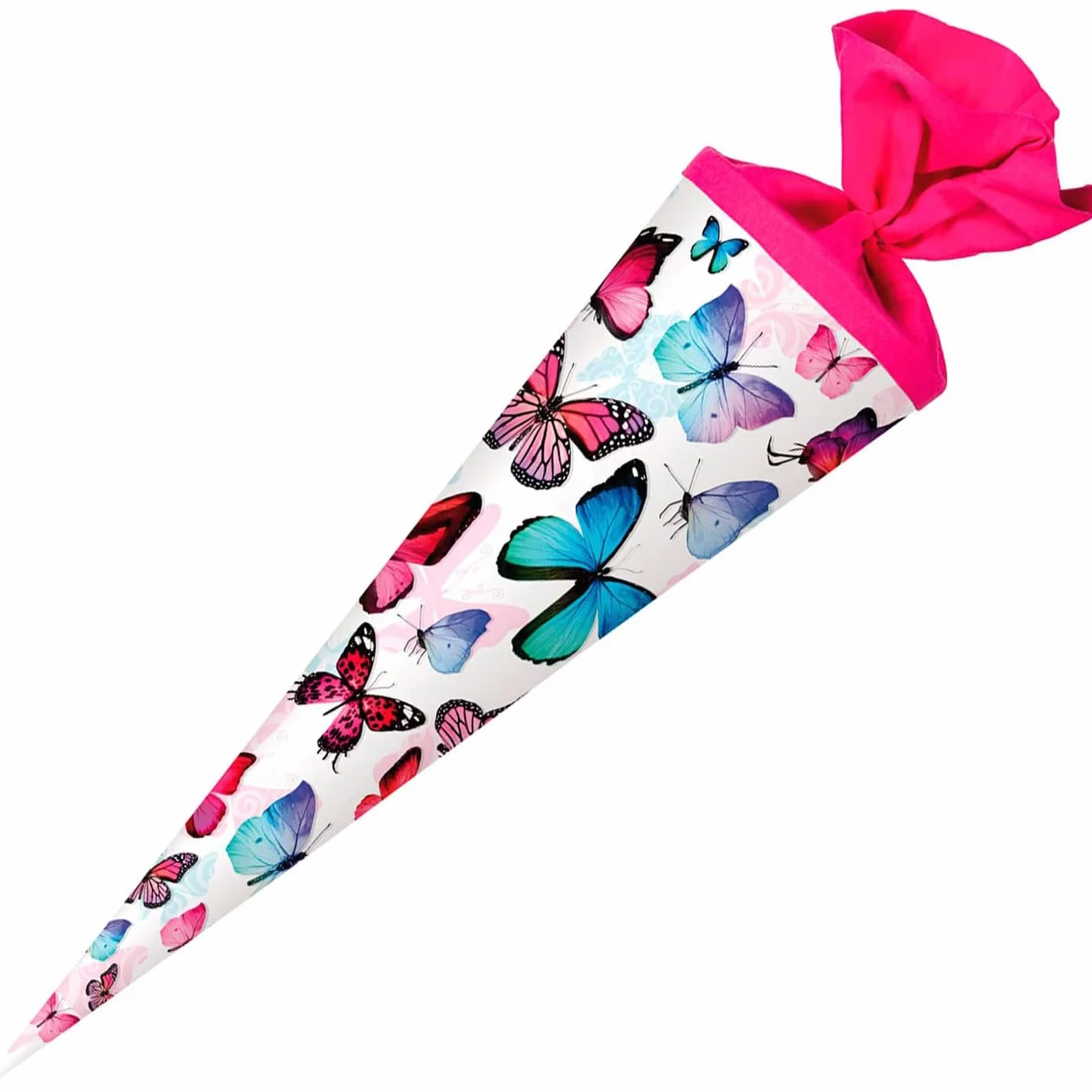Nestler Cornet d'école papillon 70 cm sac de sucreries rentrée des classes