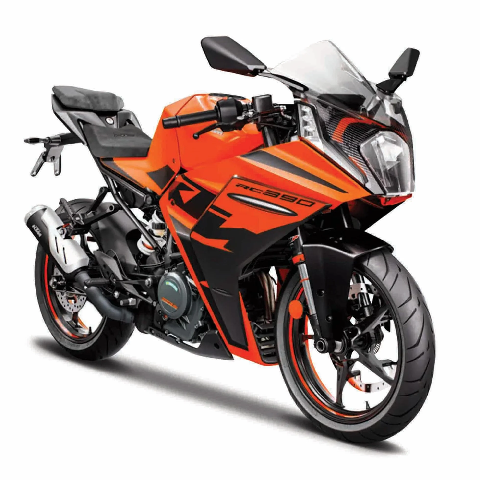 Maisto KTM RC 390 Moto Réplique de collection moulé sous pression échelle 1/18 orange