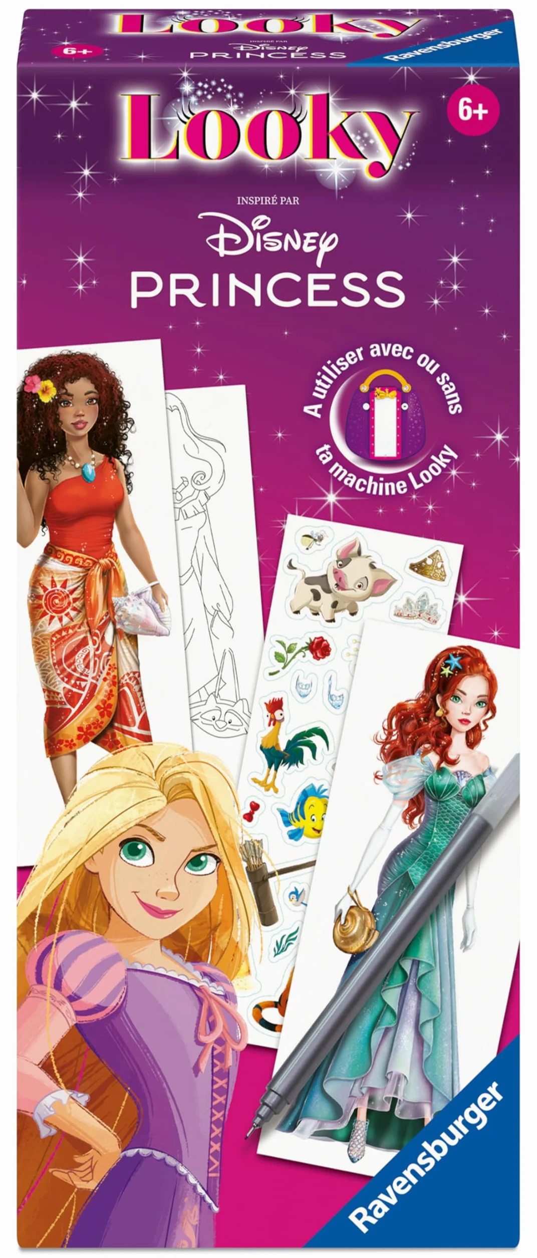 Ravensburger Looky Disney Princesses Machine Looky Dessin de Mode Stylisme Dès 6 Ans 25961