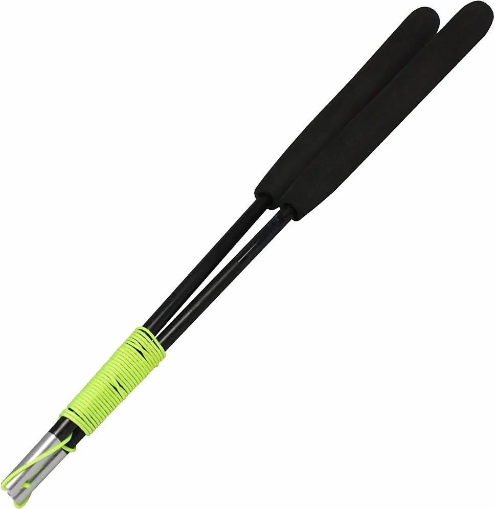 Juggle Dream Diabolo Jonglage Baguettes Superglass Fibre de Verre Solides Légères Grinds Bâton Noir