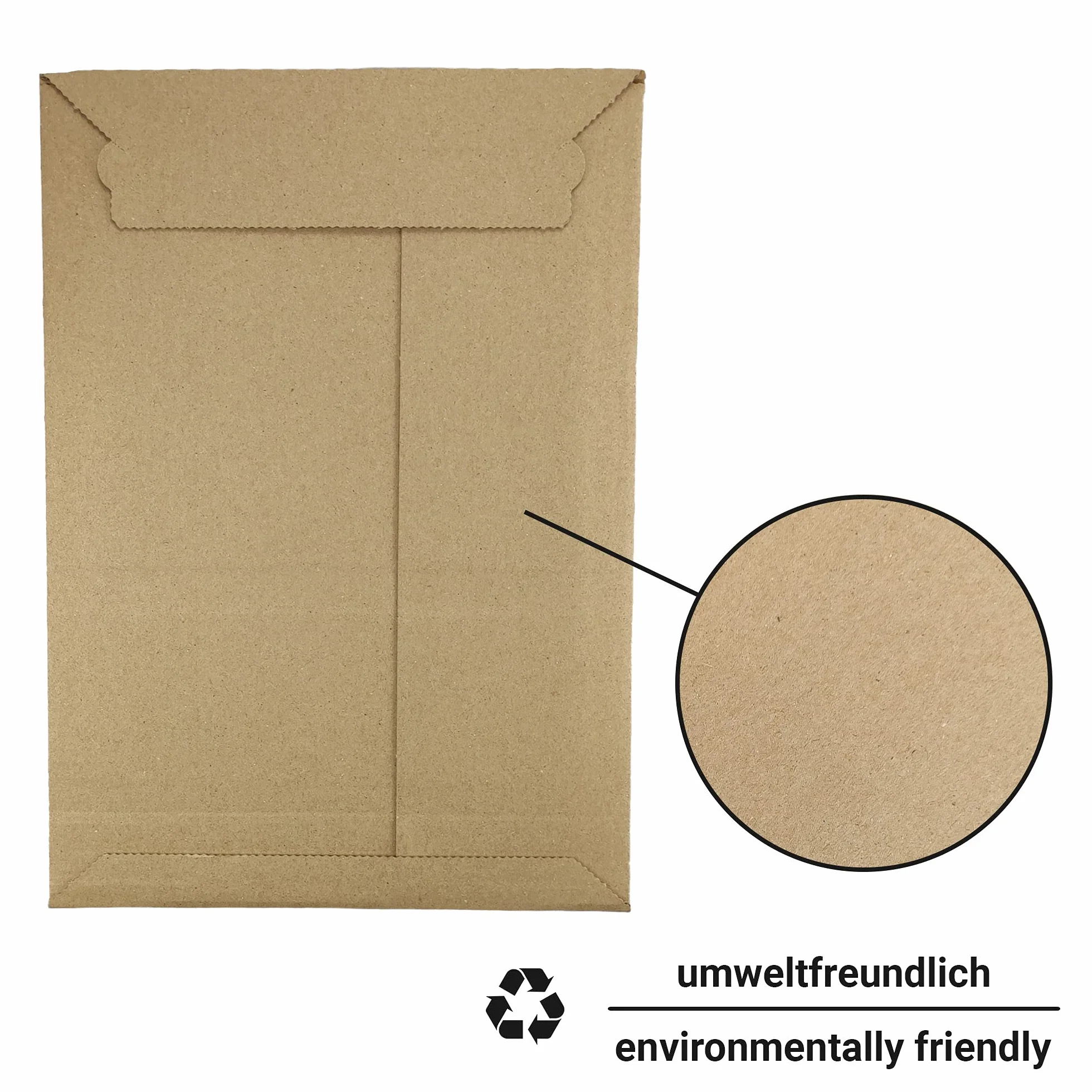Enveloppes d'expédition carton rigide Netuno B3 352 x 520 mm 354g marron