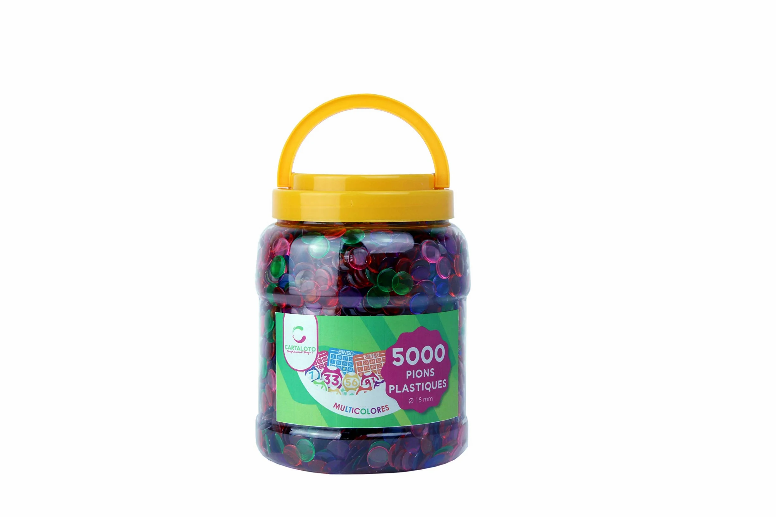 Boîte de 5000 Pions de Loto 15mm