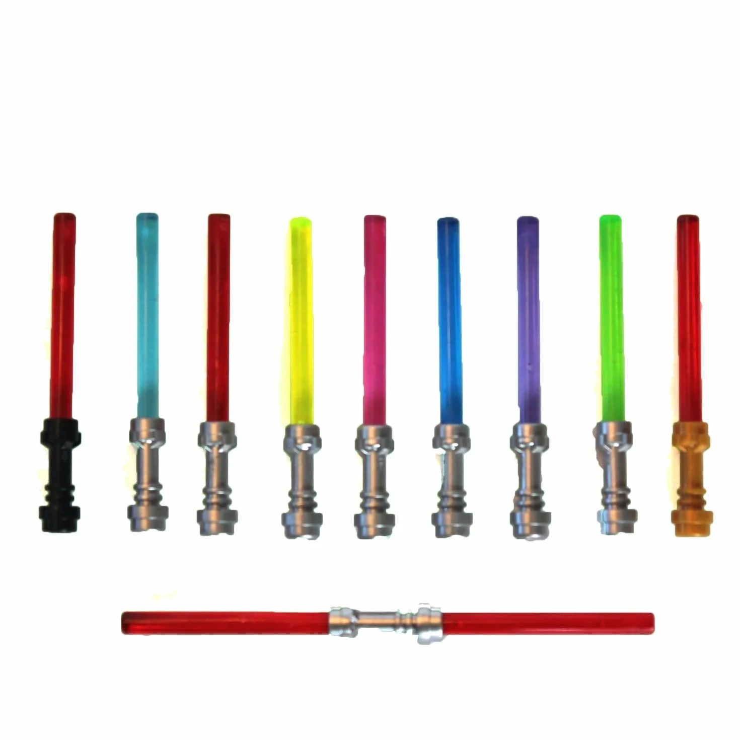 LEGO Star Wars Lightsaber Lot 10 Rare Colors Hilts