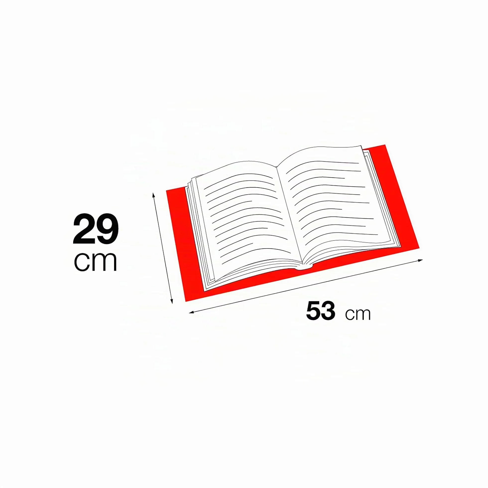 Apli Housse de livre avec rabat réglable en polypropylène 29 x 53 cm 75 μ Lot de 5