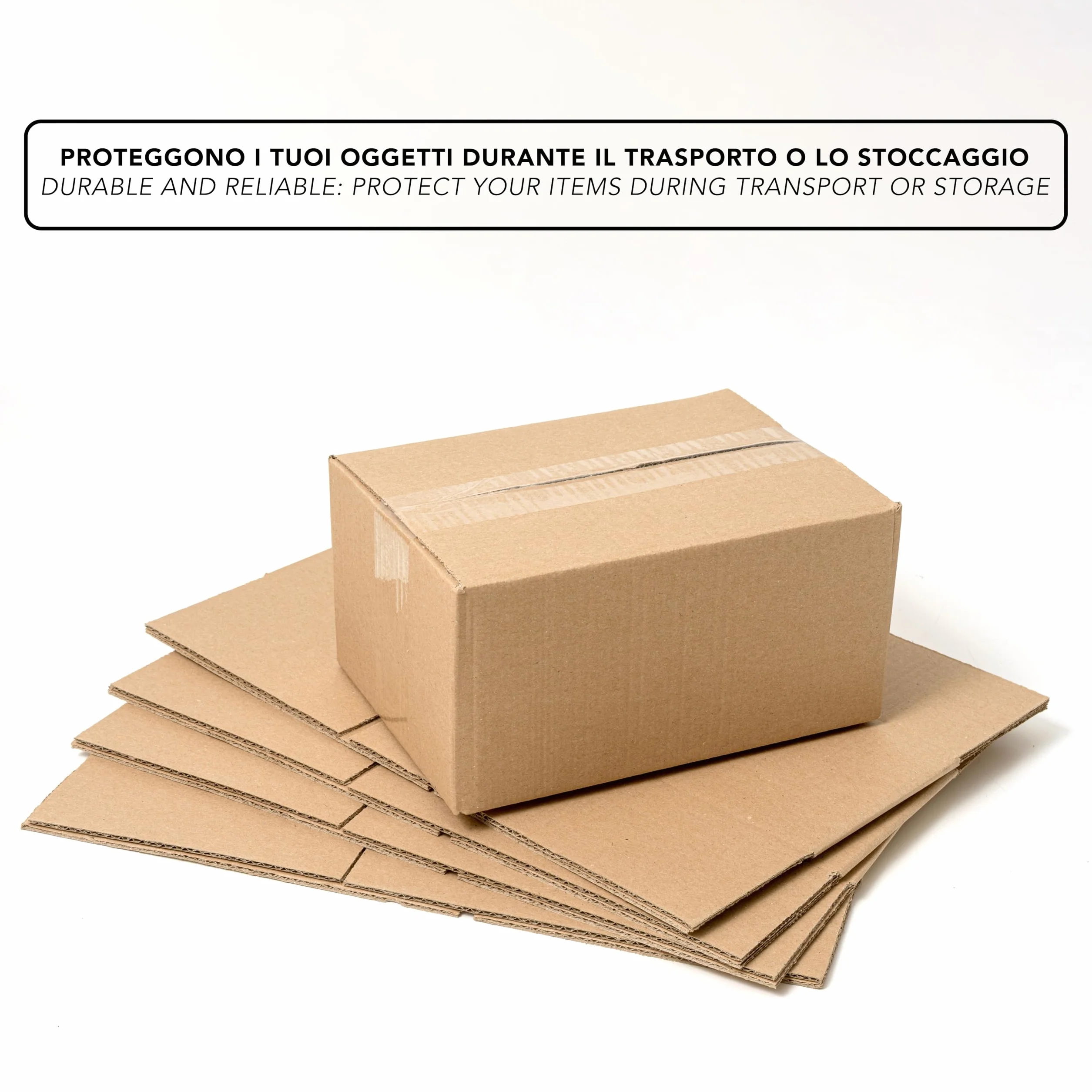 IPEA Boîtes en Carton 25 x 18 x 12 cm 10 Pièces pour Expéditions E-Commerce Emballage
