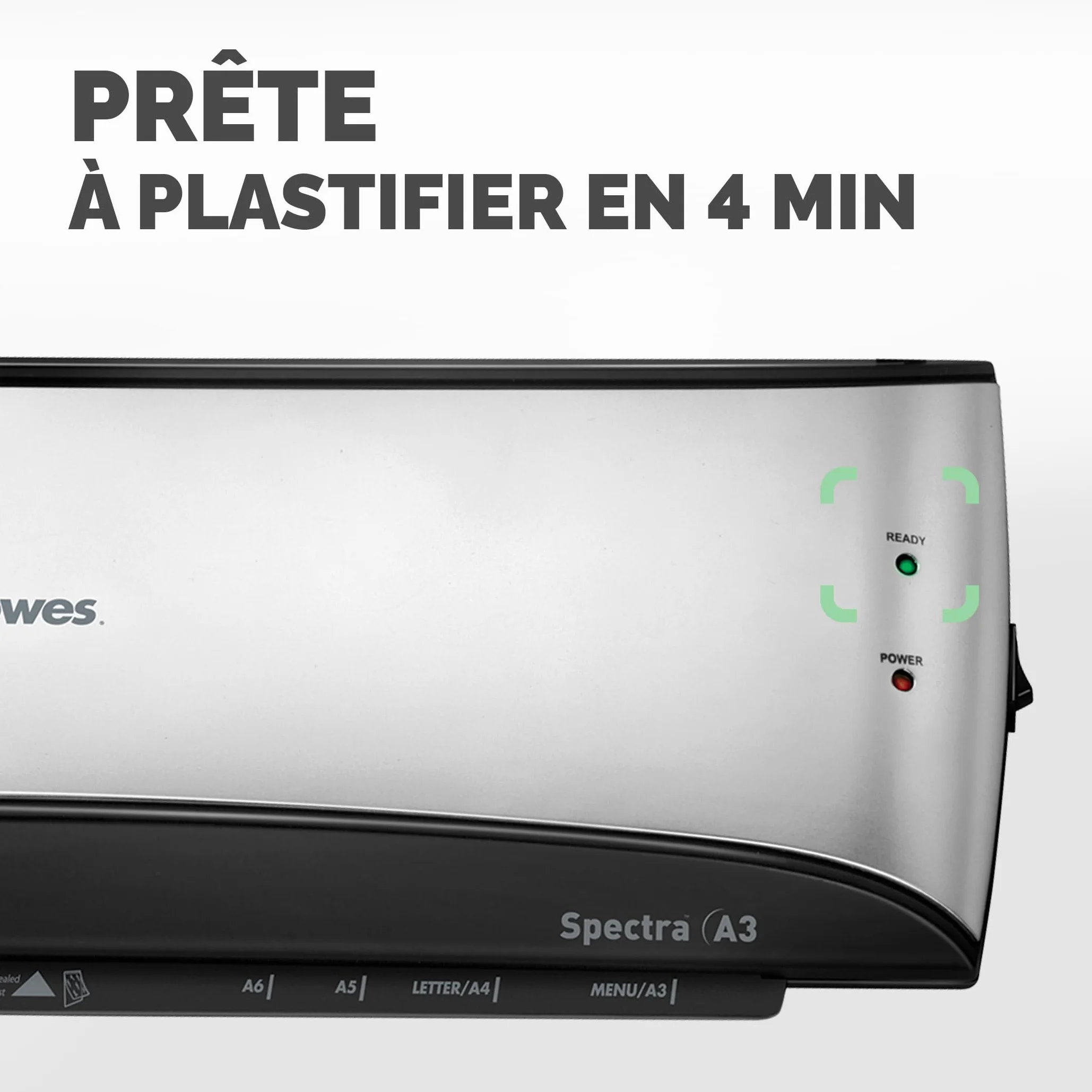 Fellowes Spectra Plastifieuse A3 125 Microns Anti-Bourrage