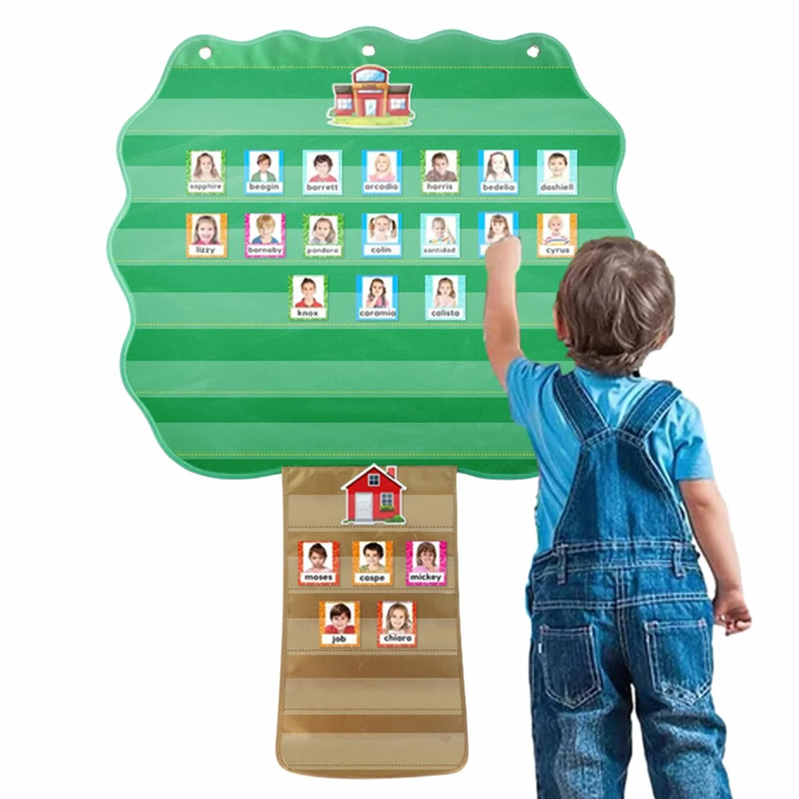 Tableau des programmes pour routine quotidienne en forme d'arbre, apprentissage des outils de gestion du temps