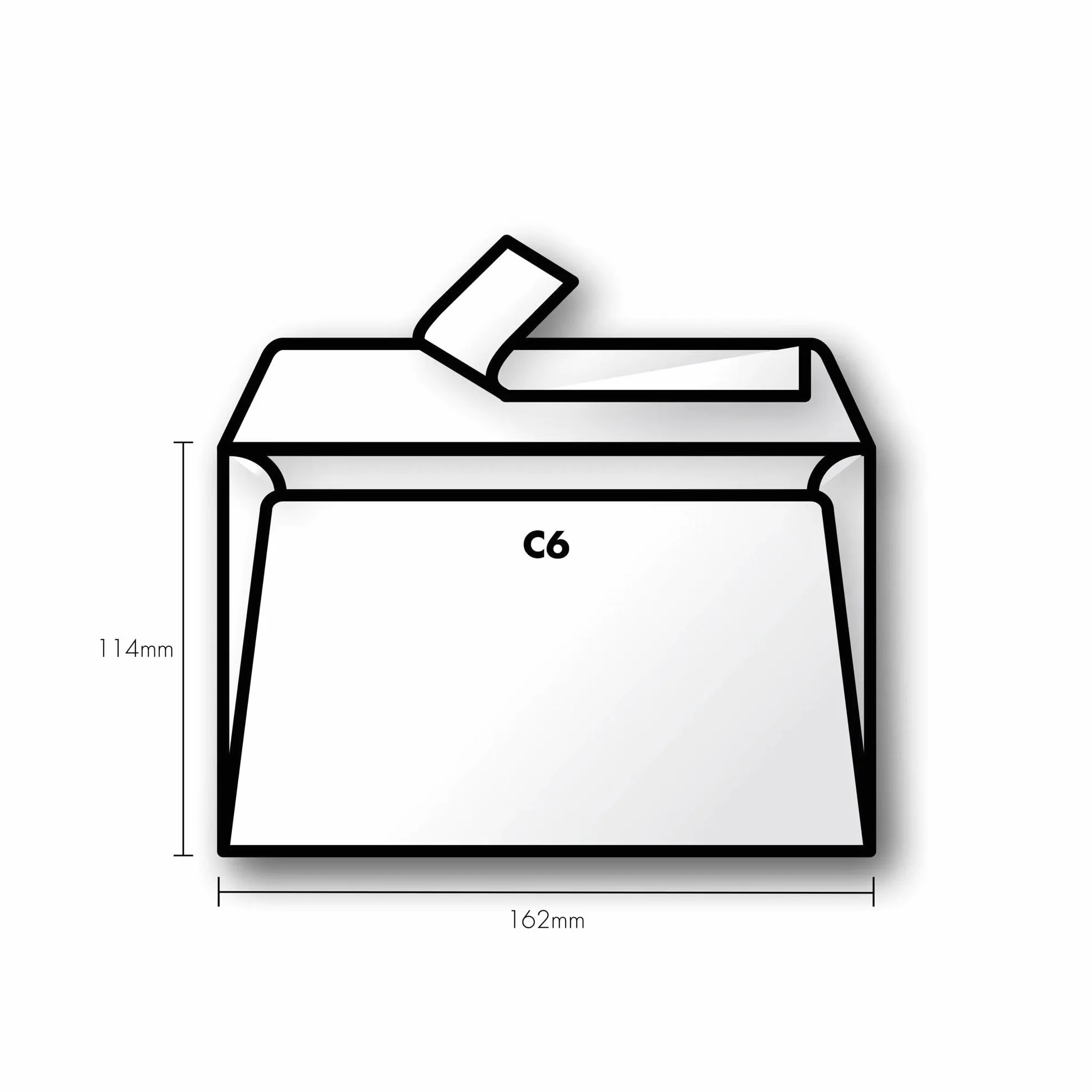 Clairefontaine Enveloppes C6 Bleu nuit 120g Auto-Adhésives Lot 20 – Format standard 11,4 x 16,2 cm