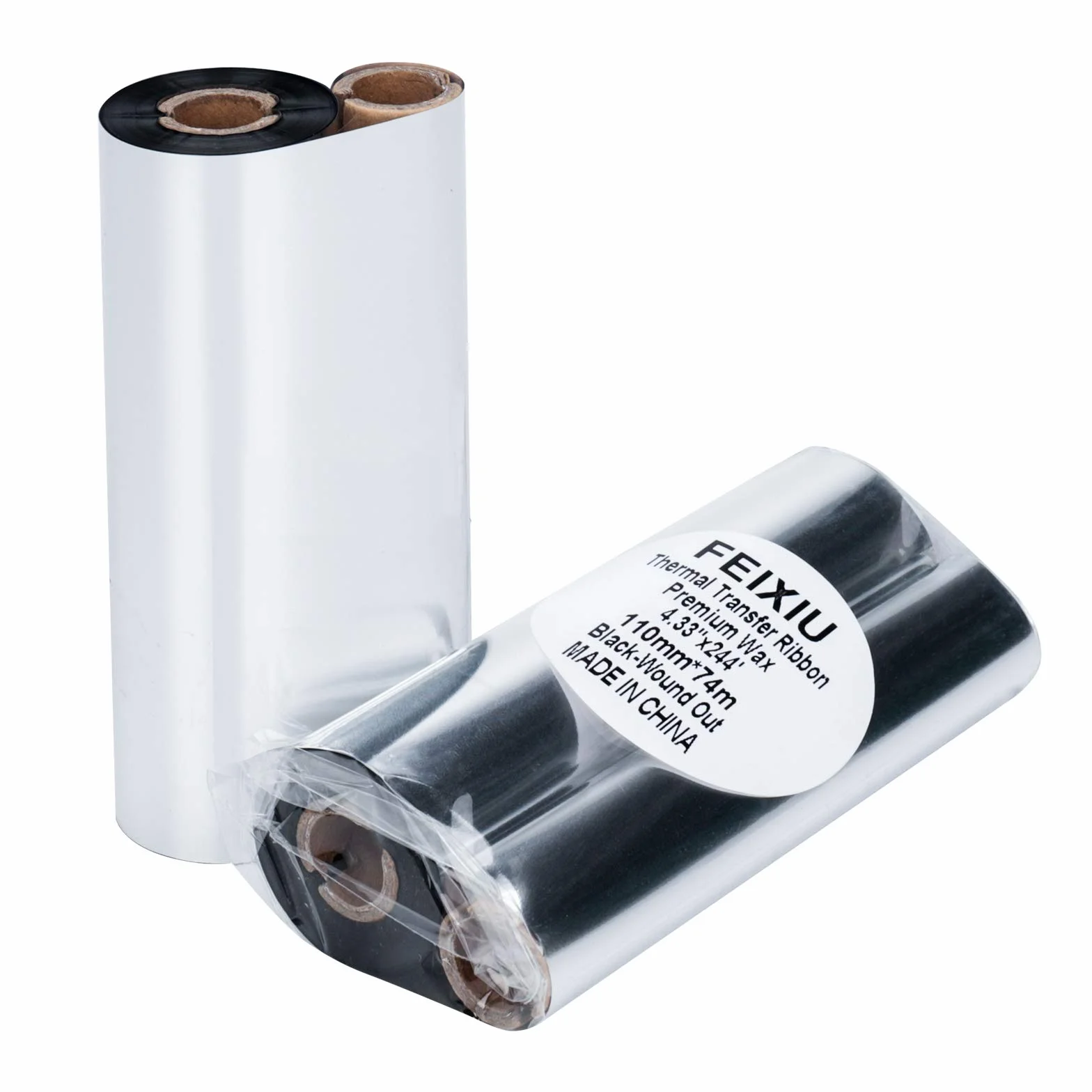 Ruban de transfert thermique 110 mm x 74 m Zebra TEC GC420t GK420t GX420t TLP2442 TLP2844
