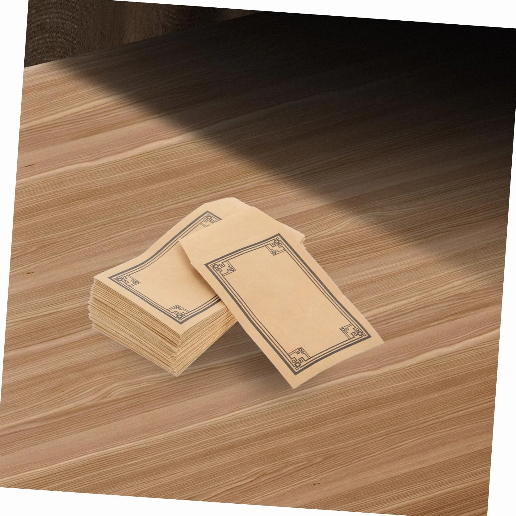 Mini Enveloppes Auto-adhésives Lot de 50 Papier Kraft Kaki pour Pièces de Monnaie