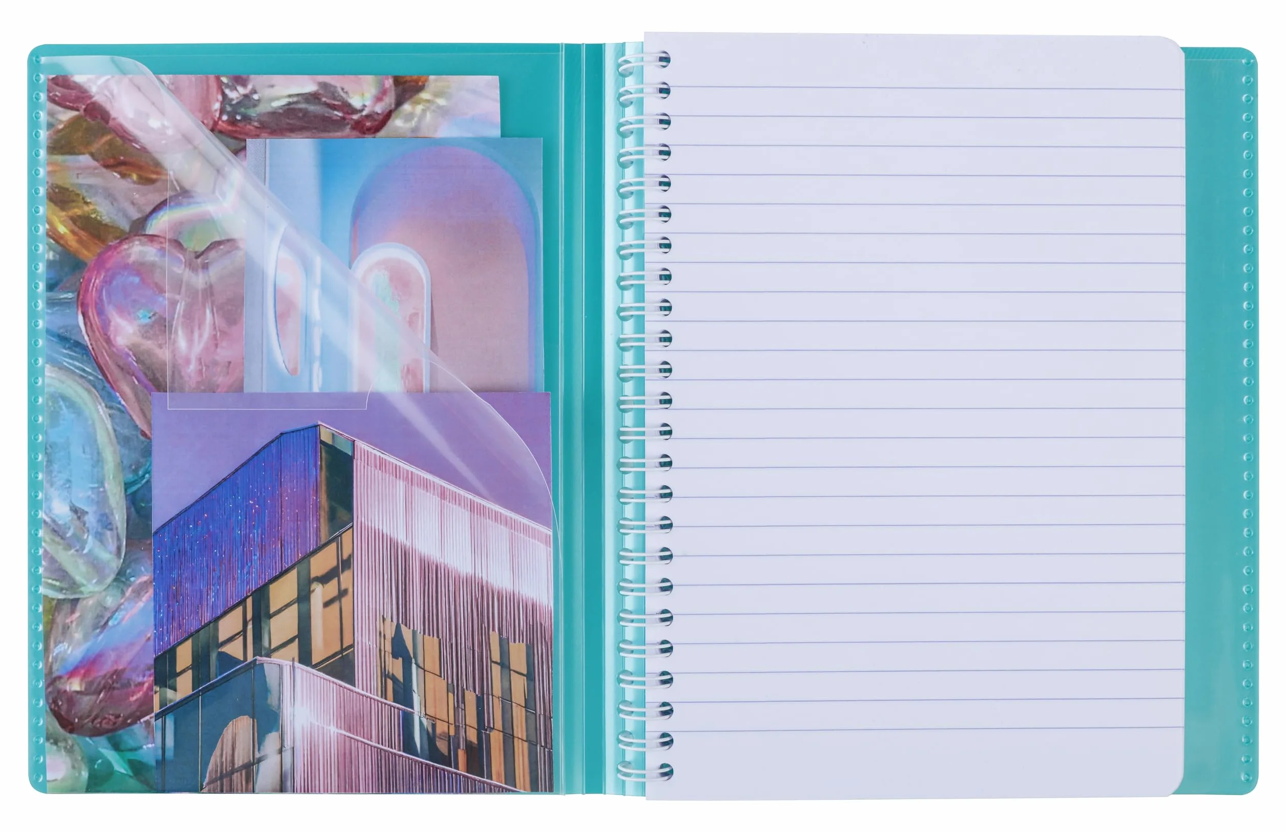 Clairefontaine Koverbook Silver Cahier à Spirale A4 21x29,7 cm 160 Pages Lignées Papier 90 g Couverture Polypro Opaque