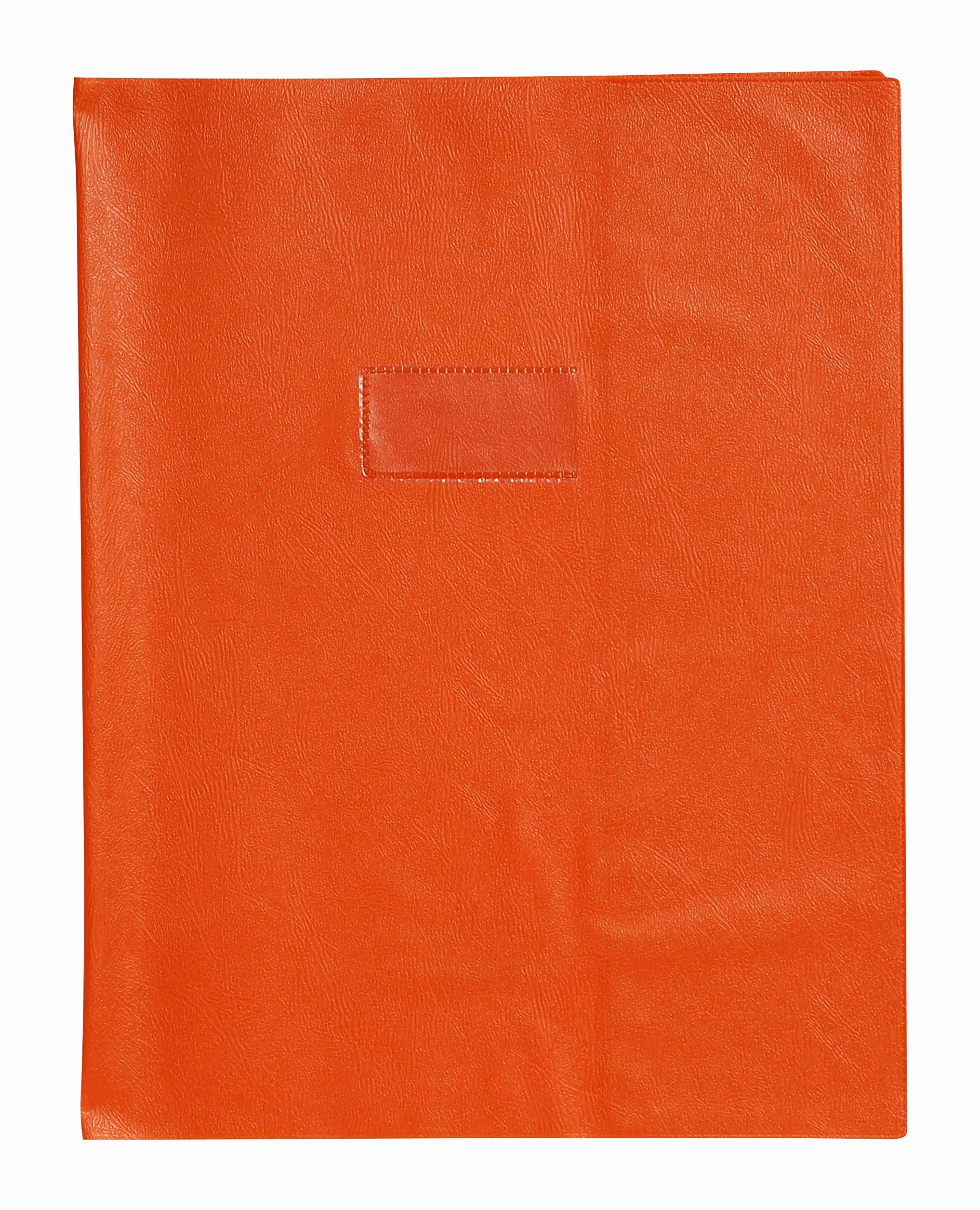 CLAIREFONTAINE Protège-cahier Grain Cuir 24x32 orange 20/100ème