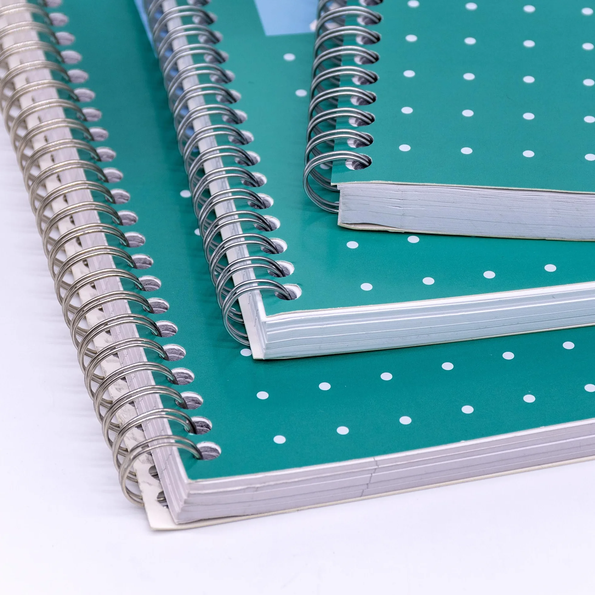 Pukka Pad Carnet de note Jotta métallique A4+ 23 x 29.7cm Spirale lignes 8mm papier 80GSM 200 pages vert LOT DE 3