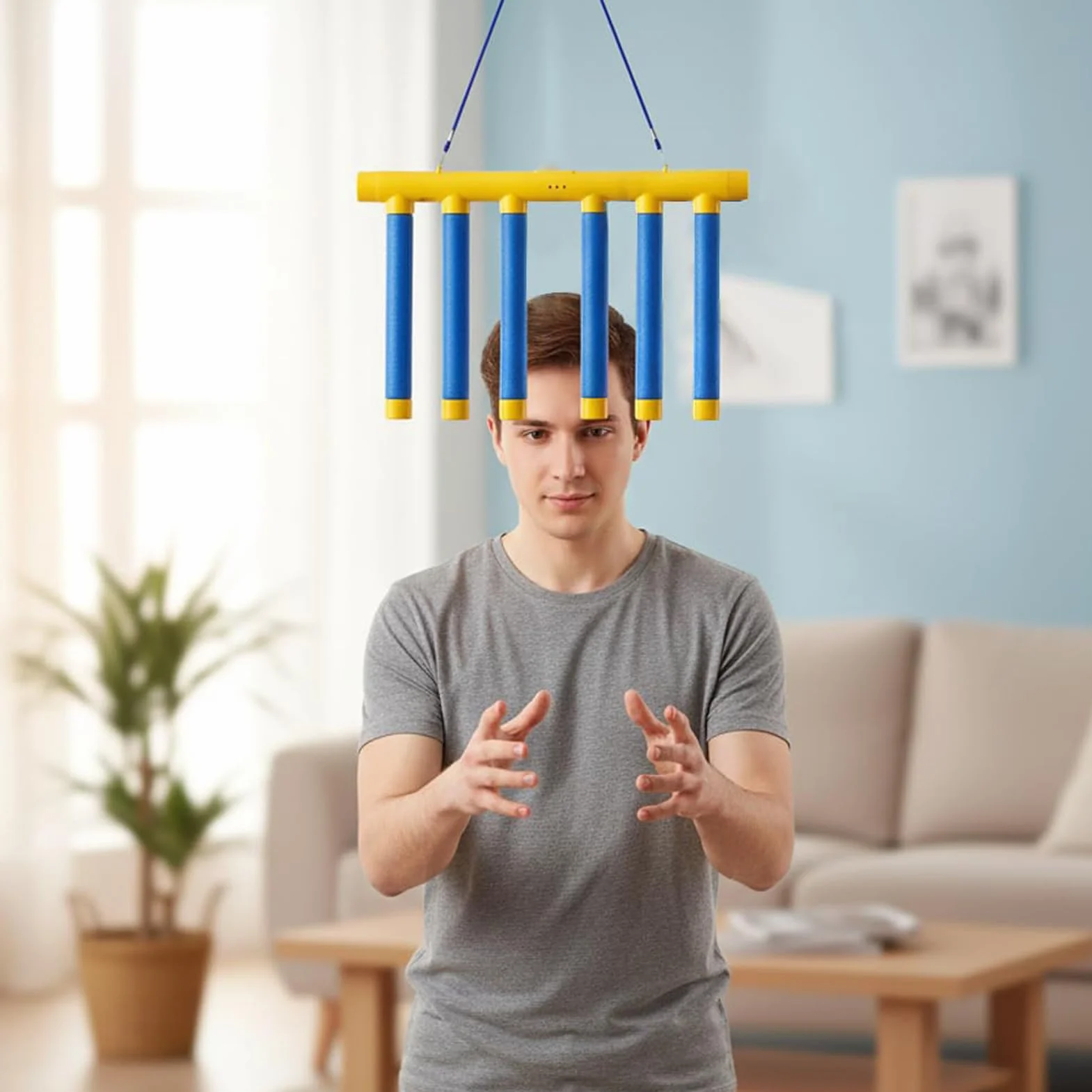Jeu d'Attraper des Bâtons Sensoriel Interactif pour Adultes Entraînement Réaction