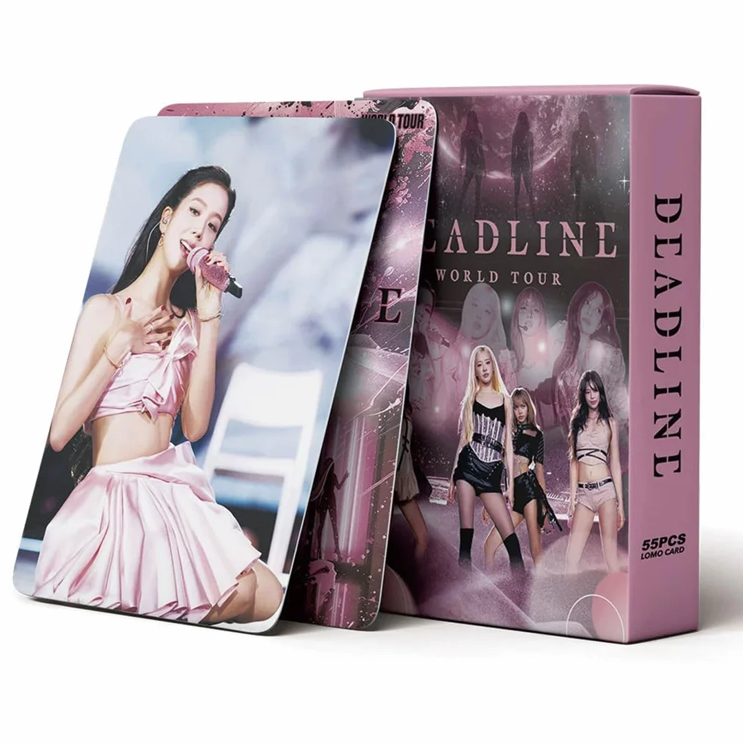 Kpop BP Cartes à Collectionner Born Pink World Tour 55 Lomo Cartes
