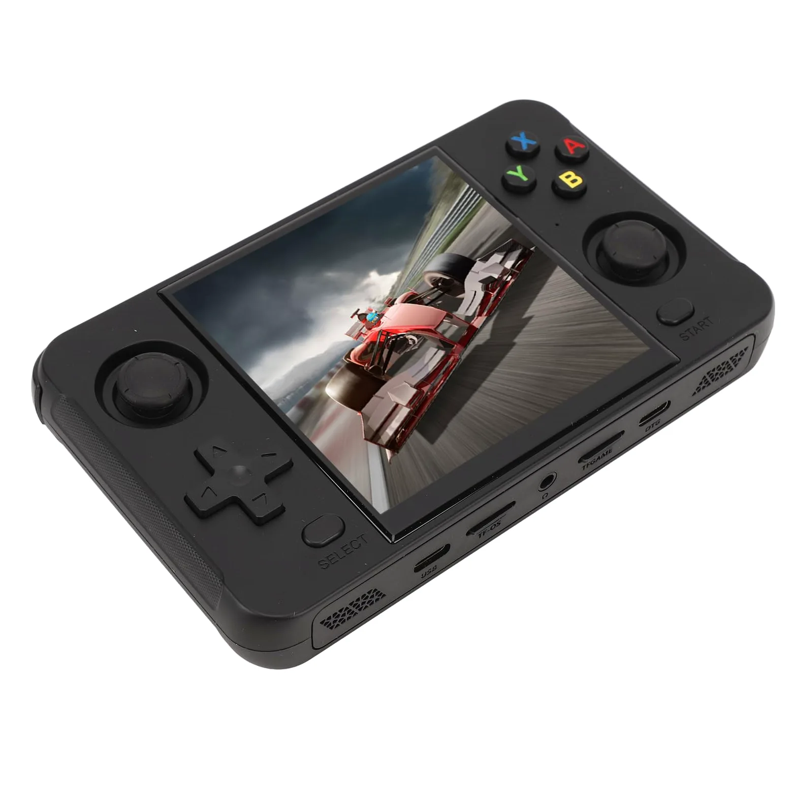 KIMISS Console de Jeu Portable Dua Stick avec écran IPS de 4 Pouces, Deux Cartes Mémoire, Batterie 4000mAh, Sortie TV HD, Prise en Charge sans Fil 2,4 GHz et Multijoueur en Ligne (Black)