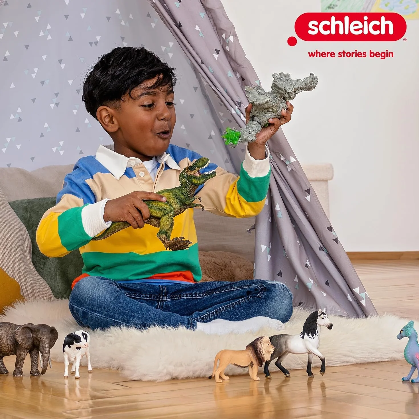 Schleich DINOSAURS Camion De Sauvetage De Dinosaure 42565 coffret 43 pièces