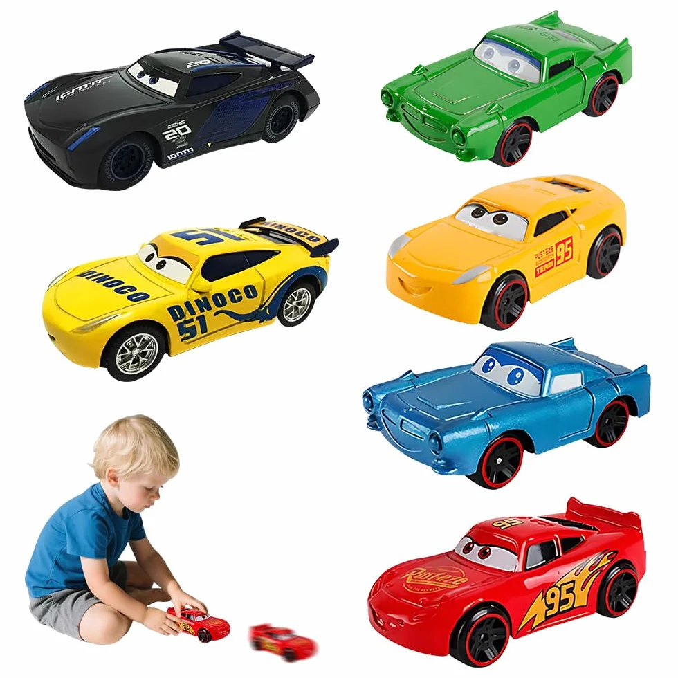 Pixar Cars Mini Voiture Enfant Métal 6 Pièces Jouet pour Garçons Filles 3 Ans