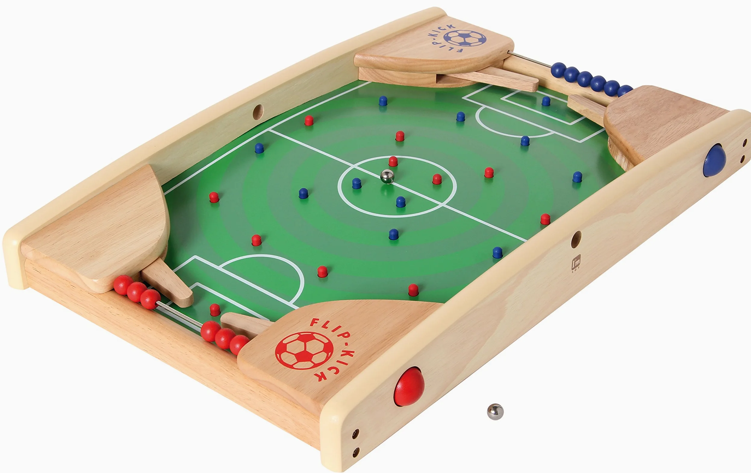 Flip Kick Deluxe, 58 cm, Flipper et Kicker Mix, Le Jeu Parfait de compétences de Football pour 2 Joueurs de Tous âges, Compact et Robuste, adapté à Toute Table ou Sol et est Facile à Transporter
