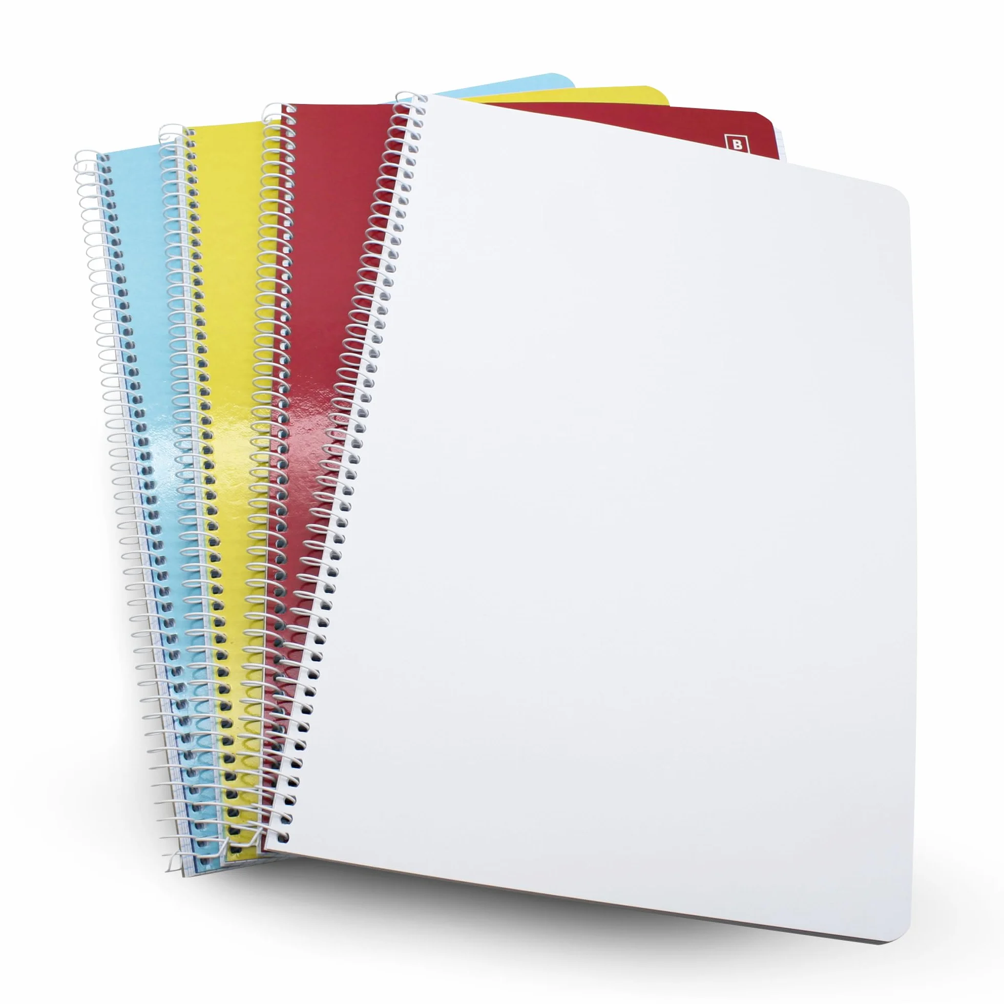 Cahier A4 80 Feuilles Blanches Couverture Souple Lot de 4 DOJA Barcelona