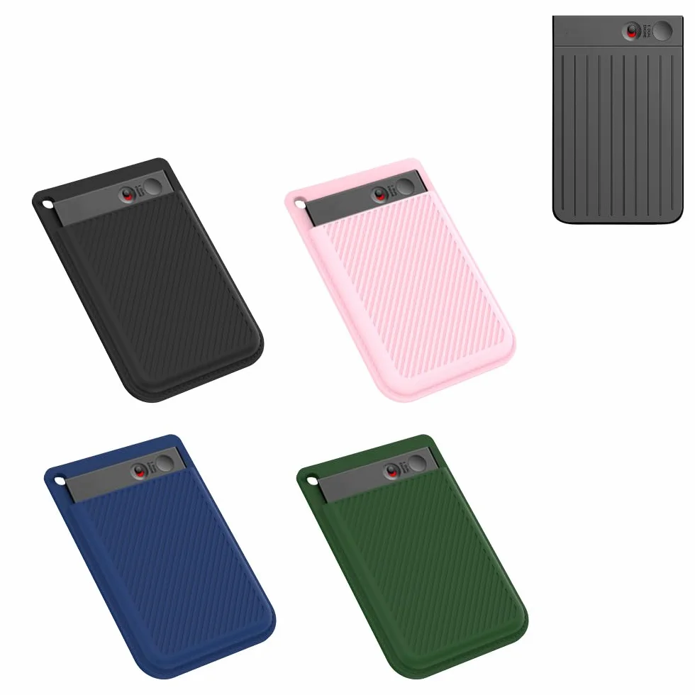 Housse de Protection en Silicone pour PLAUD Note AI Voice Recorder Noir