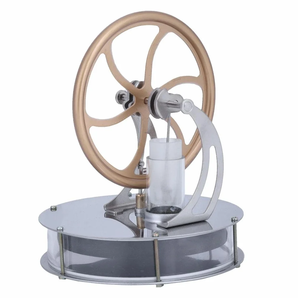 Regun Modèle Éducatif de Chauffage à Vapeur, Moteur Stirling à Basse Température Kit Scientifique