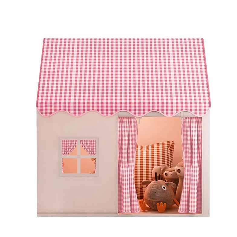 Tente de Jeu Enfants, Grande Princesse Maison de Jouets 120 x 105 x 128 cm Rose