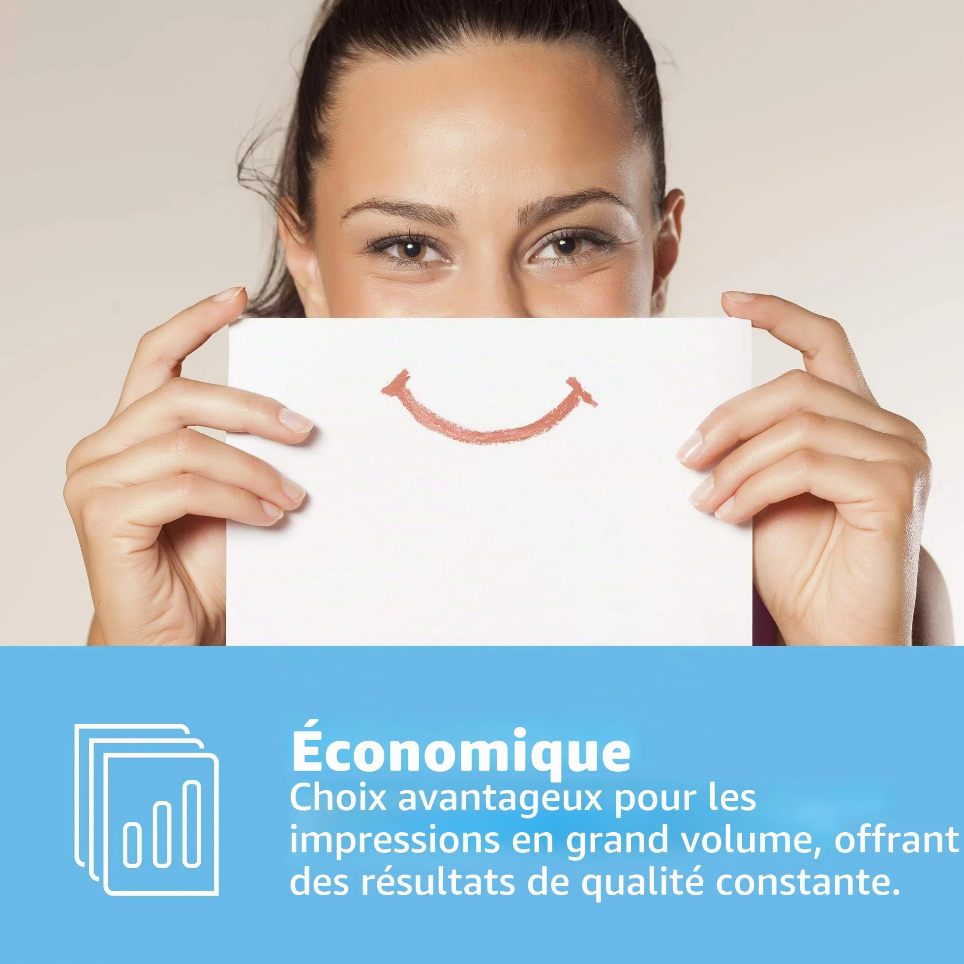 Papier Multifonction Blanc HP Office 80 g/m² A4 Carton 5 x 500 Feuilles