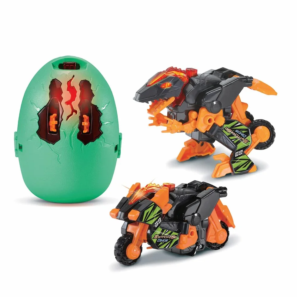 VTech Switch & Go Dinos Œuf Dinosaure Transformable Jouet Sonore 2e Génération 6 Modèles Cadeau Enfant 4 Ans Français
