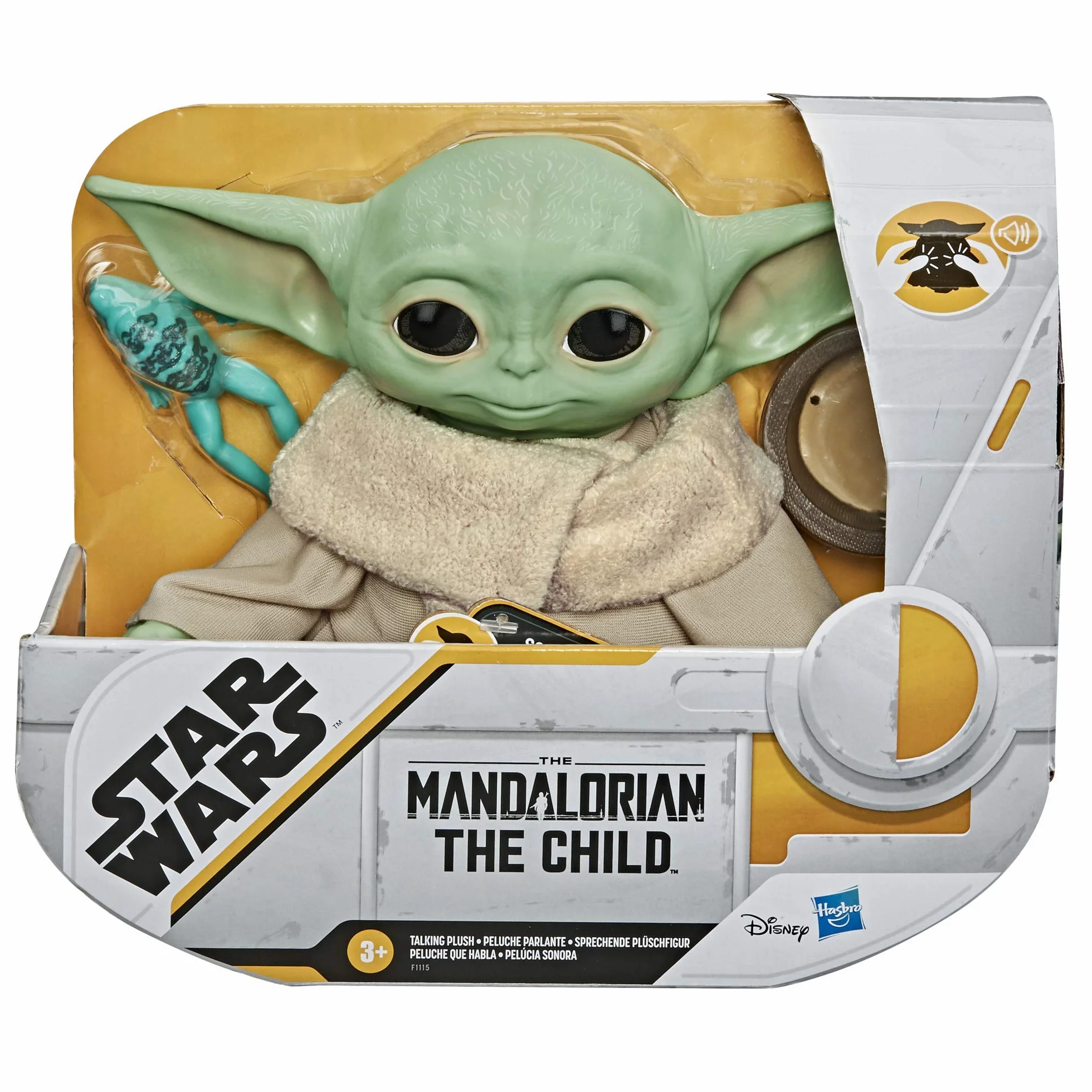 Star Wars The Mandalorian Figurine Electronique The Child Bébé Yoda 20 cm