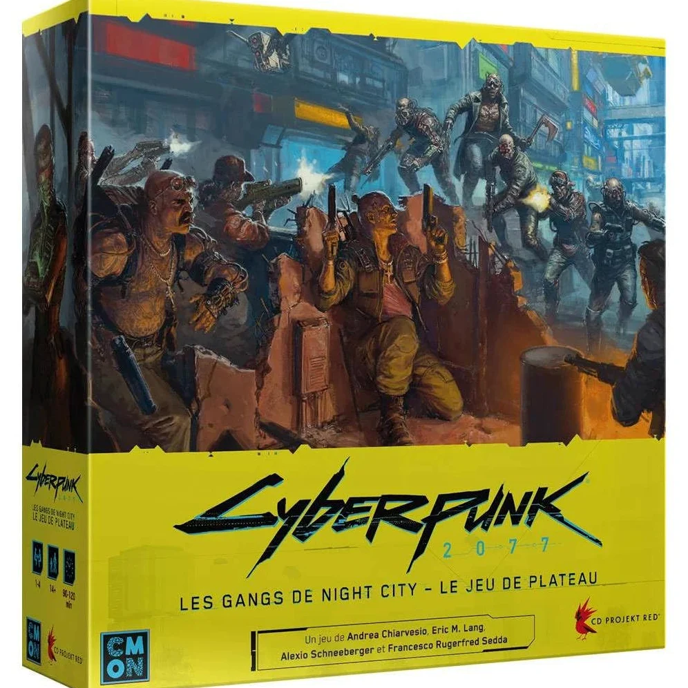 Cyberpunk 2077 : Les Gangs de Night City | Jeu de Société Stratégique et Tactique | Dominez Night City à la Tête de Votre Gang | Figurines, Mode Solo & Thème Officiel CD Projekt Red