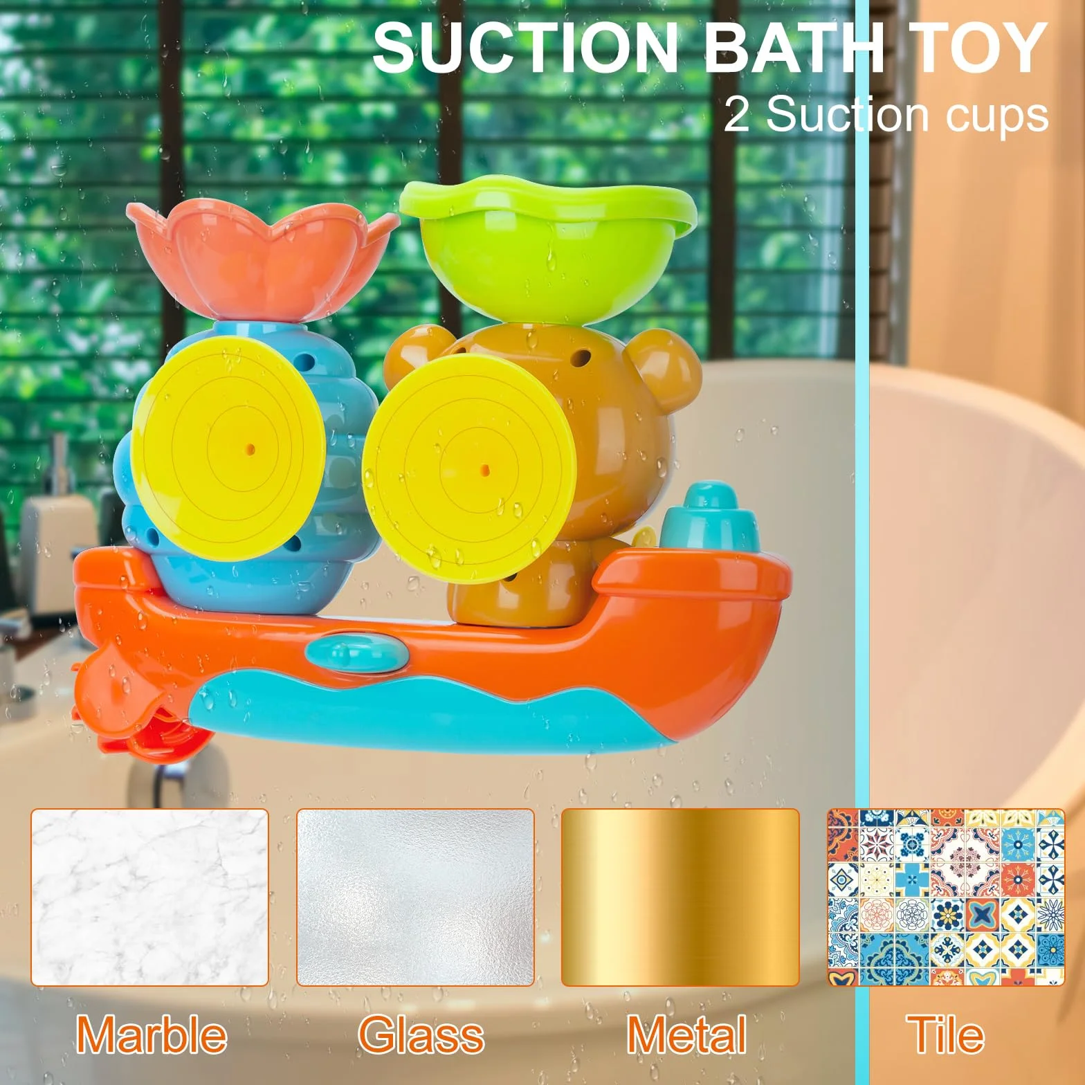Jouet de Bain Bébé 1-12 Ans Cadeau Garçon Fille 6-18 Mois
