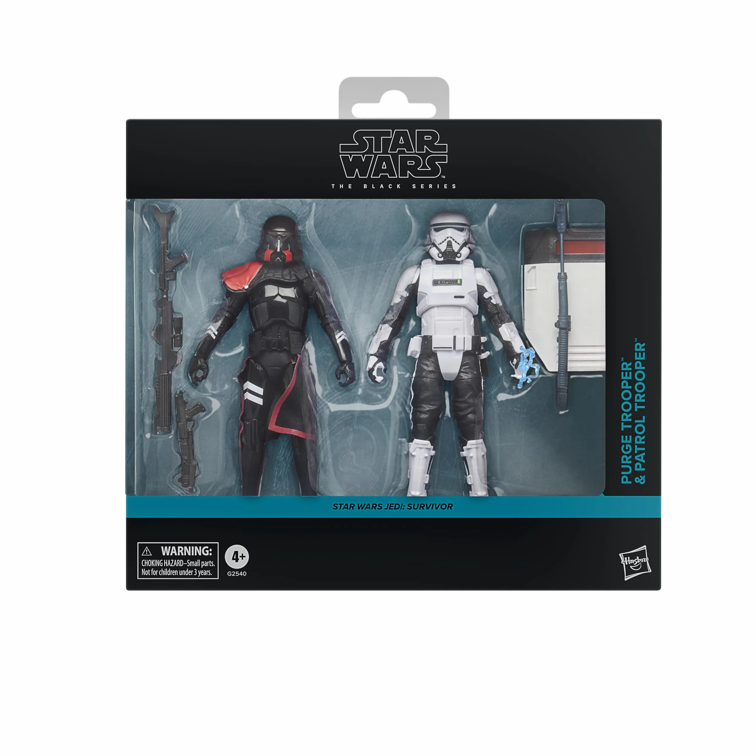 Star Wars The Black Series Gaming Greats Purge Trooper & Patrol Trooper, Star Wars Jedi : Survivor Lot de 2 figurines à collectionner 15,2 cm