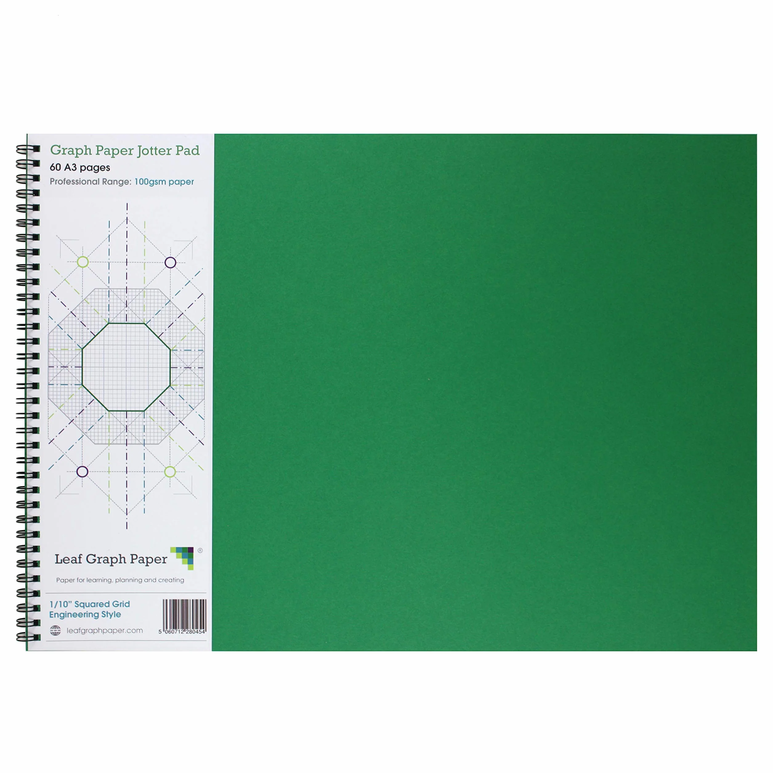 Papier quadrillé A3 60 pages 100 g/m² 0,3 cm