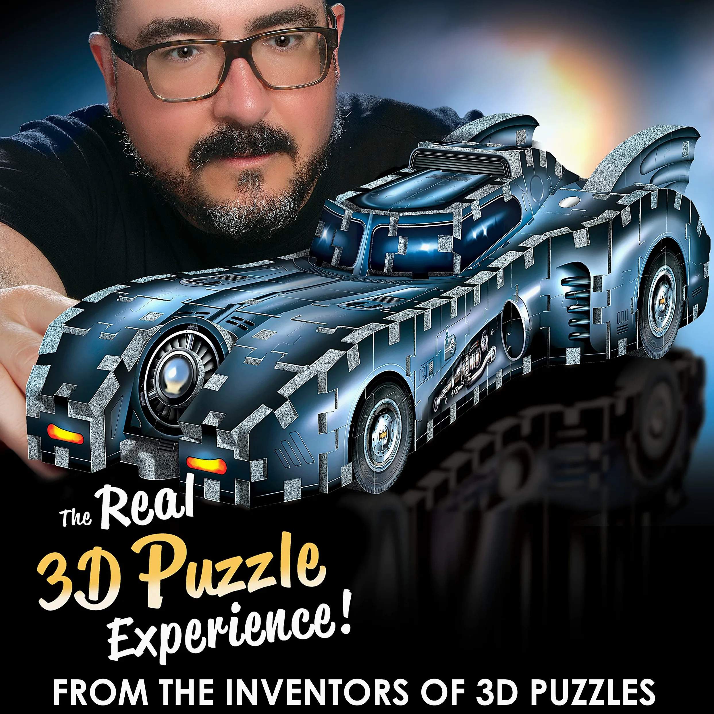 Wrebbit 3D 34568 Batmobil 255 pcs. 3D Puzzle