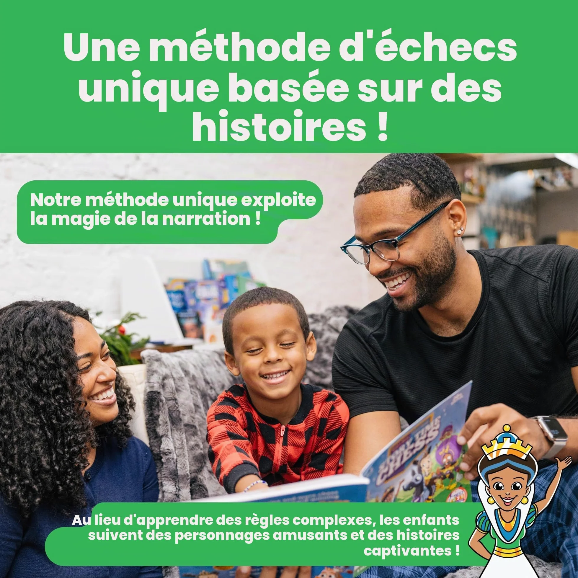 Story Time Chess - Jeu d'échecs pour débutants avec Livre, Jeu d'échecs, Jeux de société d'apprentissage Traditionnels pour garçons et Filles âgés de 3 à 103 Ans