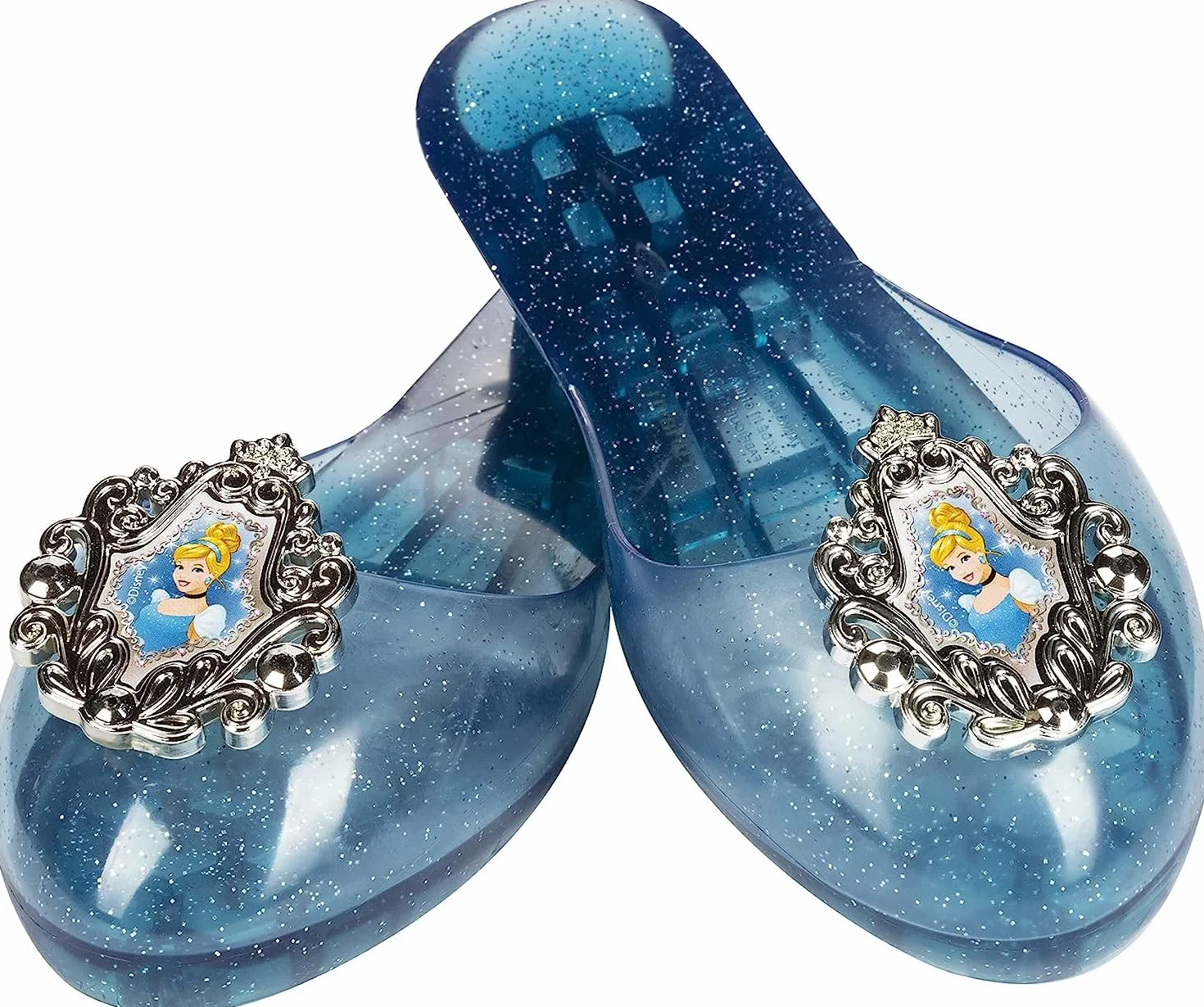 Boutique de Chaussures Disney Princess 4 Paires Scintillantes Cendrillon Aurore Belle Blanche-Neige