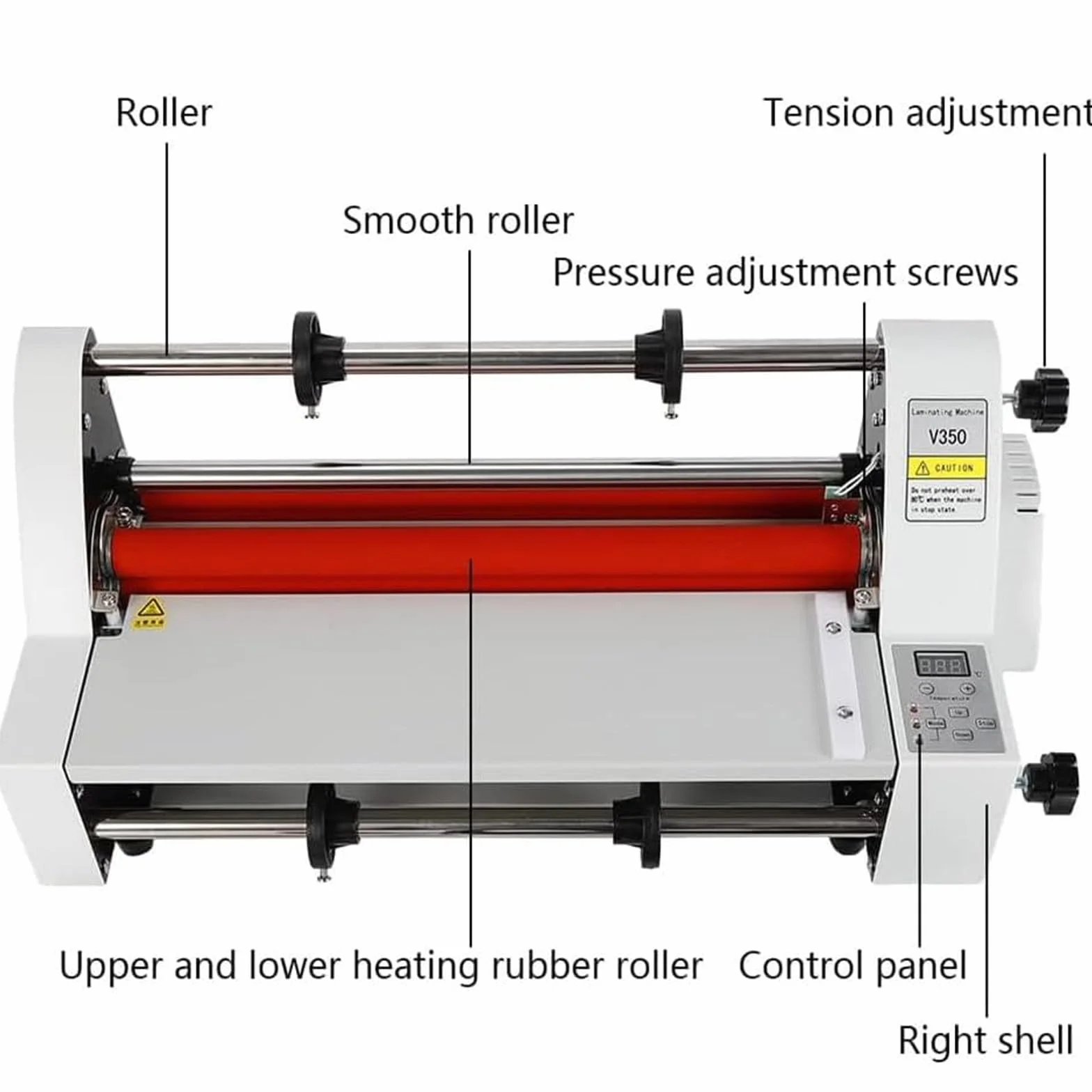 Laminateur Thermique A2/A3/A4 Machine À Plastifier Chaud et Froid 350 mm/450 mm Plastifieuse 220 V