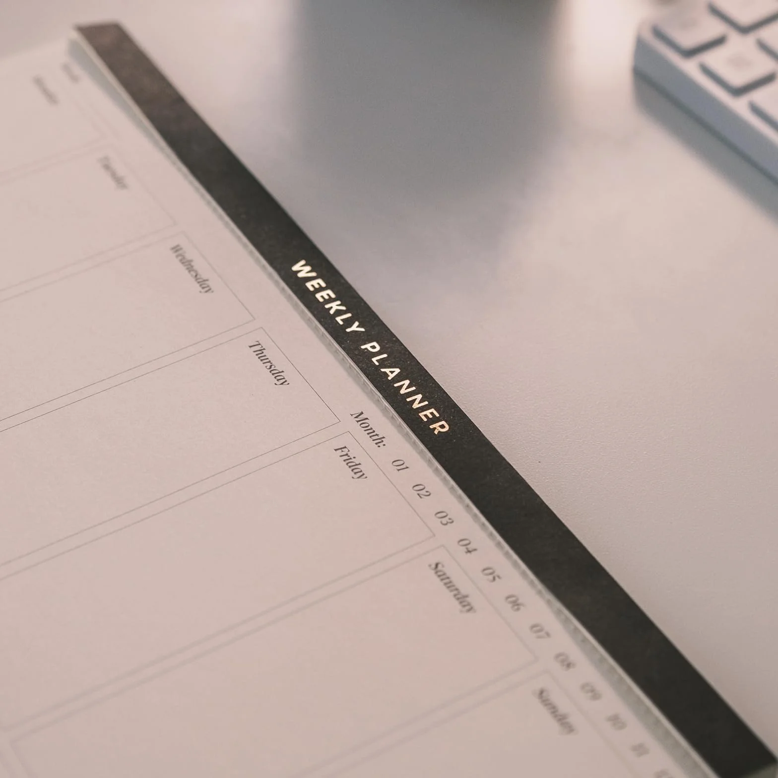 Kokonote Bloc Note A4 Semainier Basic Studio Weekly Planner Sous-Main Bureau Planificateur Hebdomadaire